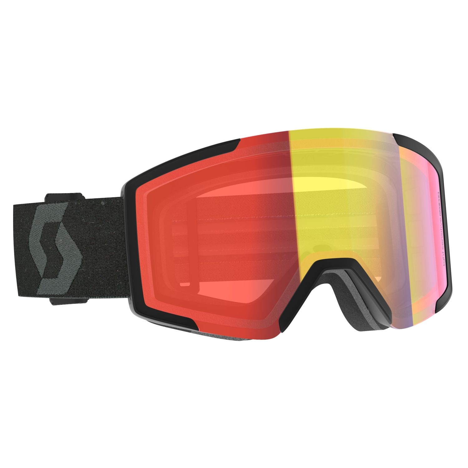 Imagen 1 de Máscara de esquí y snow SHIELD LS lente fotocromática S2-S3 Scott Negro