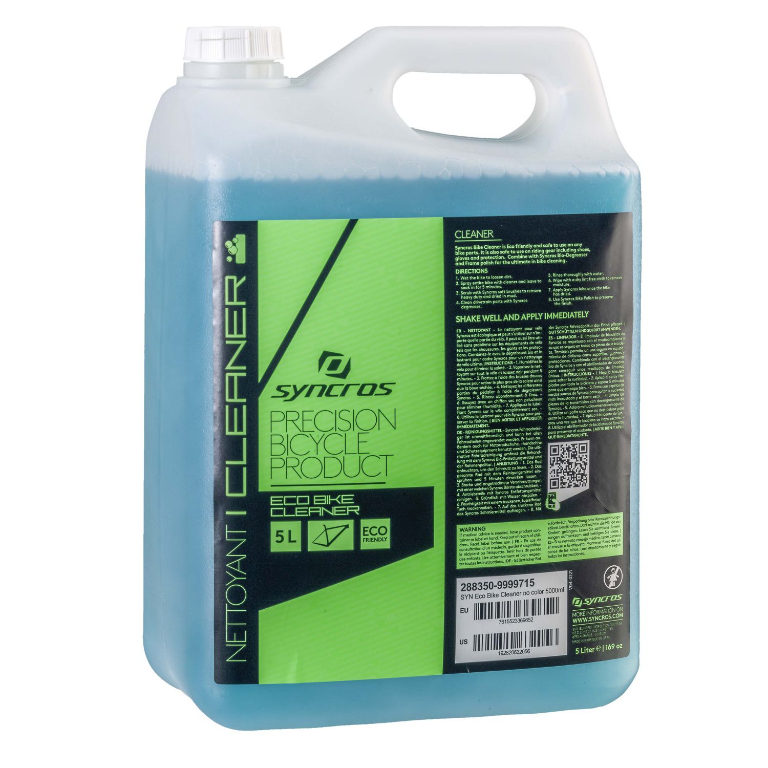 Syncros - Limpiador de cuadros ECO BIKE 5000 ml Syncros.