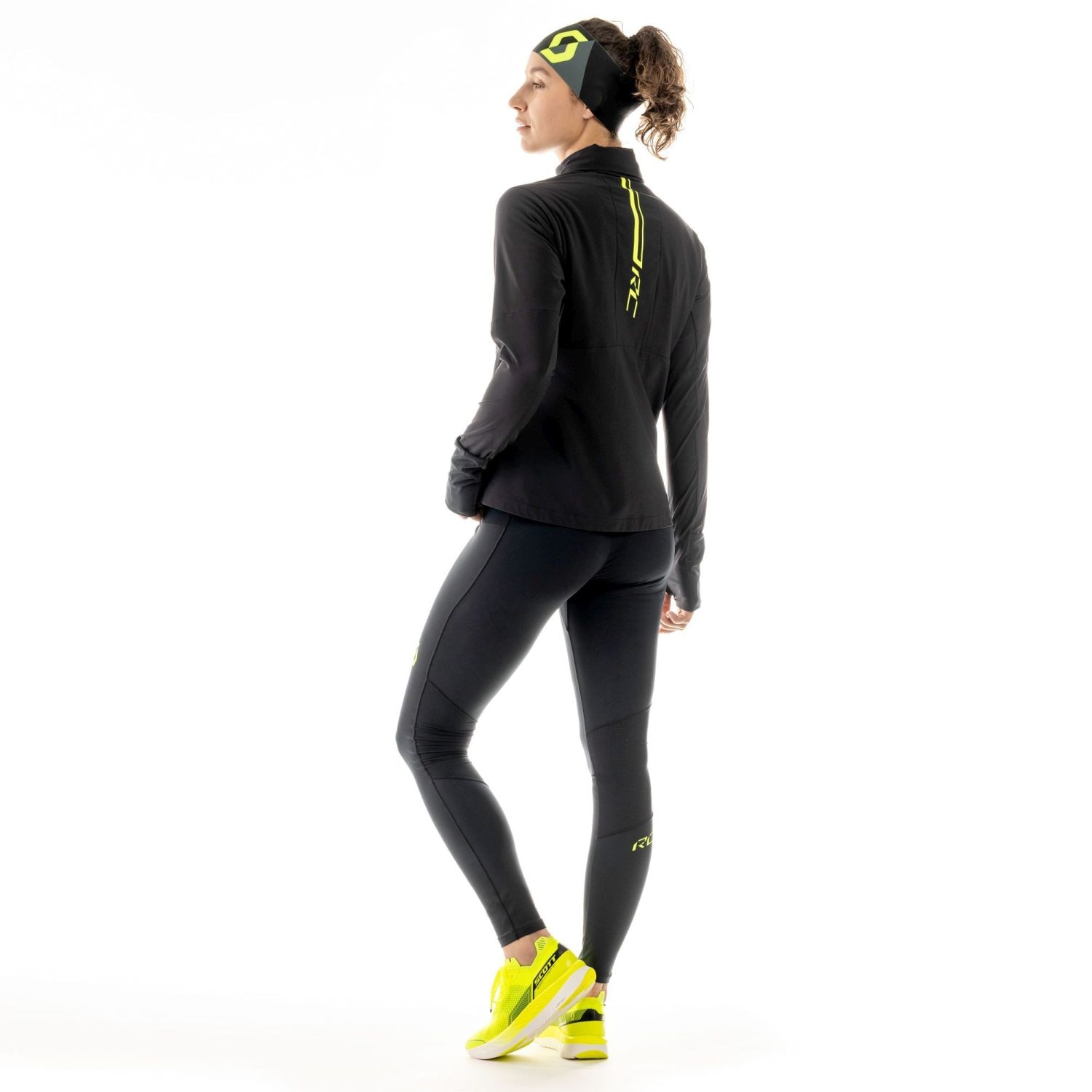 Imagen 4 de Chaqueta de running de mujer RC RUN WARM Scott - Negro Negro