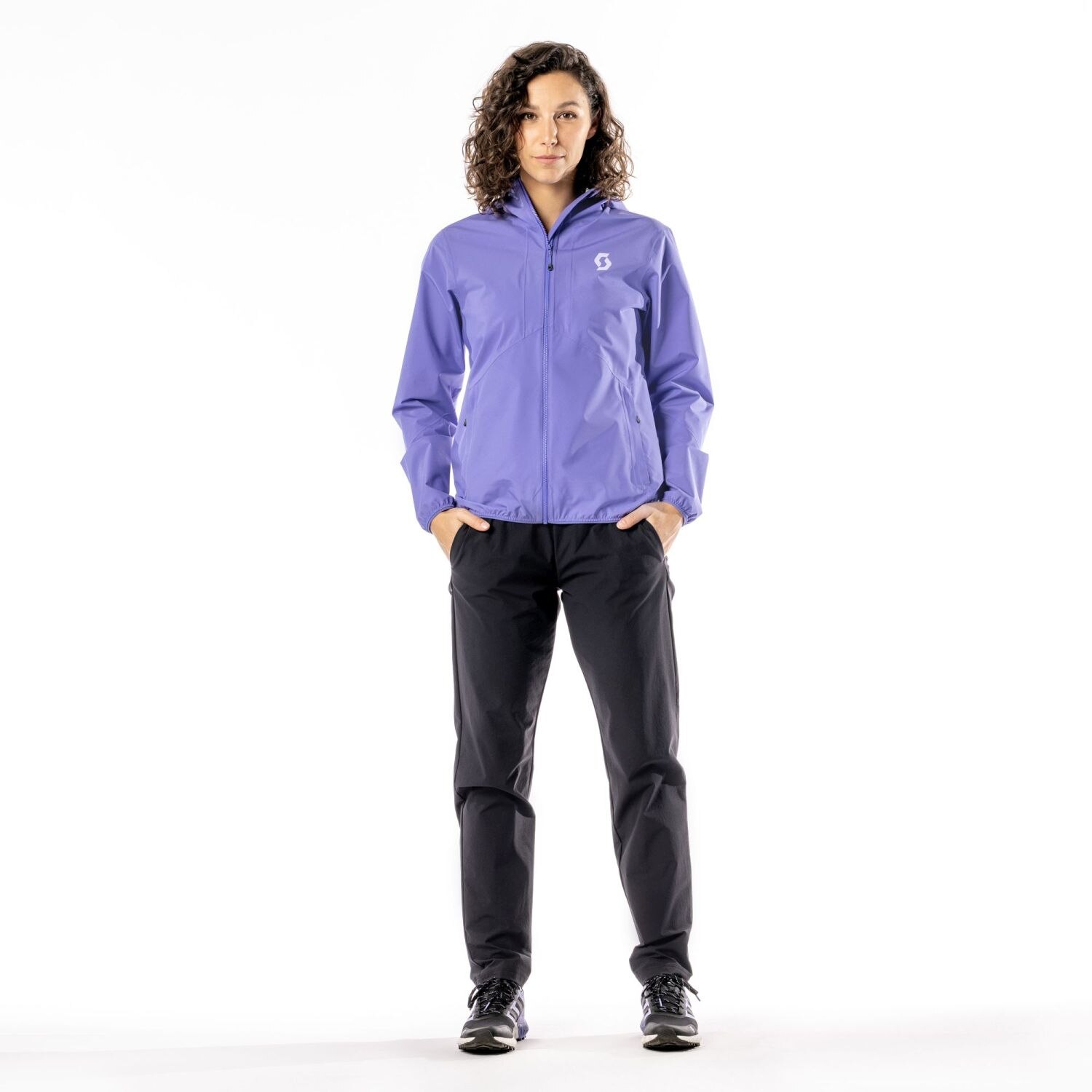 Pantalón de montaña de mujer RIPSTOP MOUNTAIN Scott - Negro Negro-3