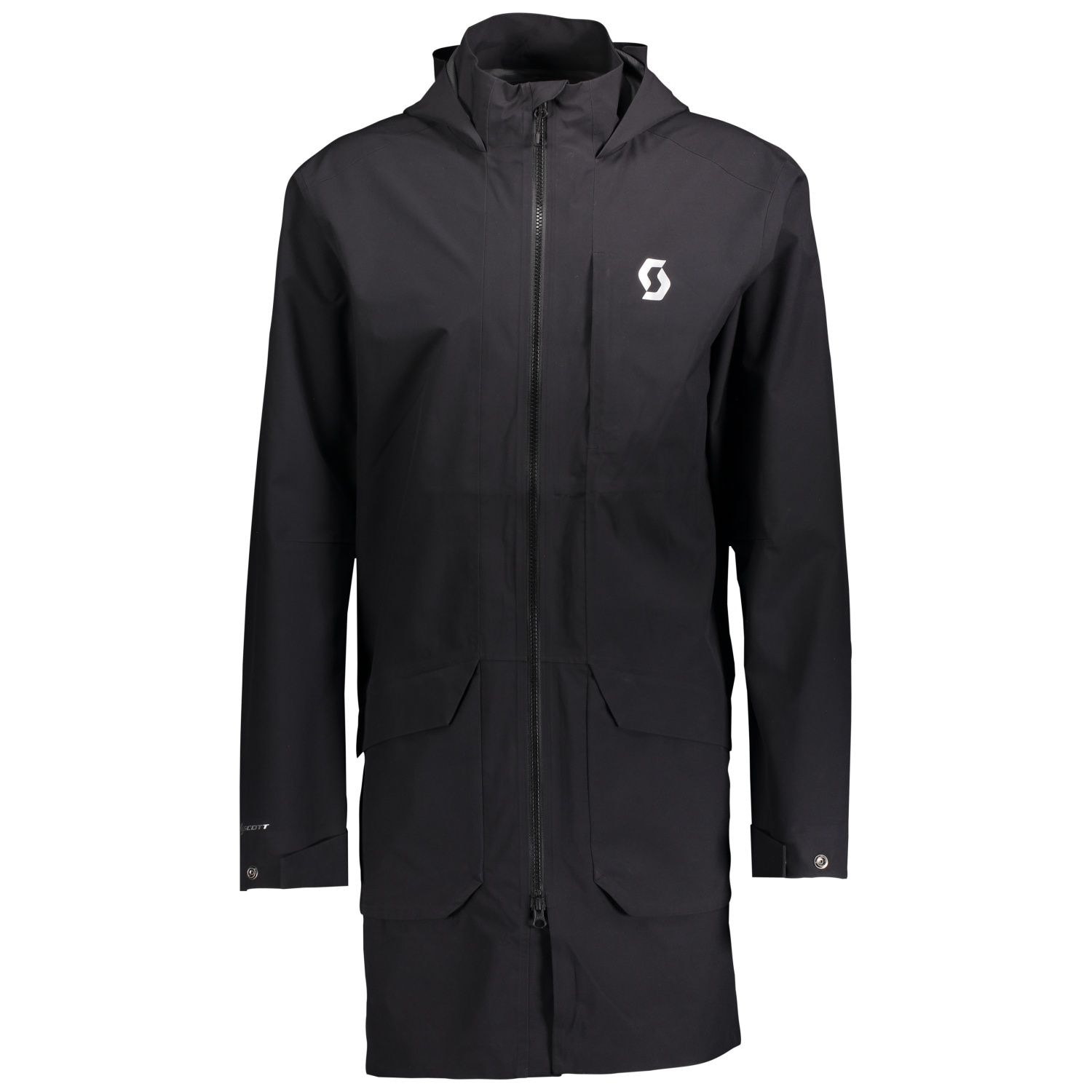 Imagen 0 de Chaqueta impermeable de hombre RAIN COAT FT Scott Negro