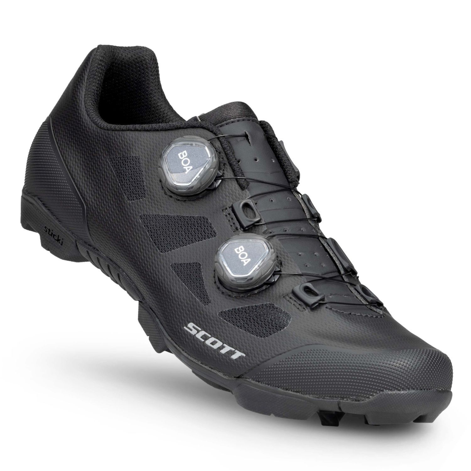 Imagen 3 de Zapatillas de ciclismo de hombre MTB VERTEC Scott - Negro Negro