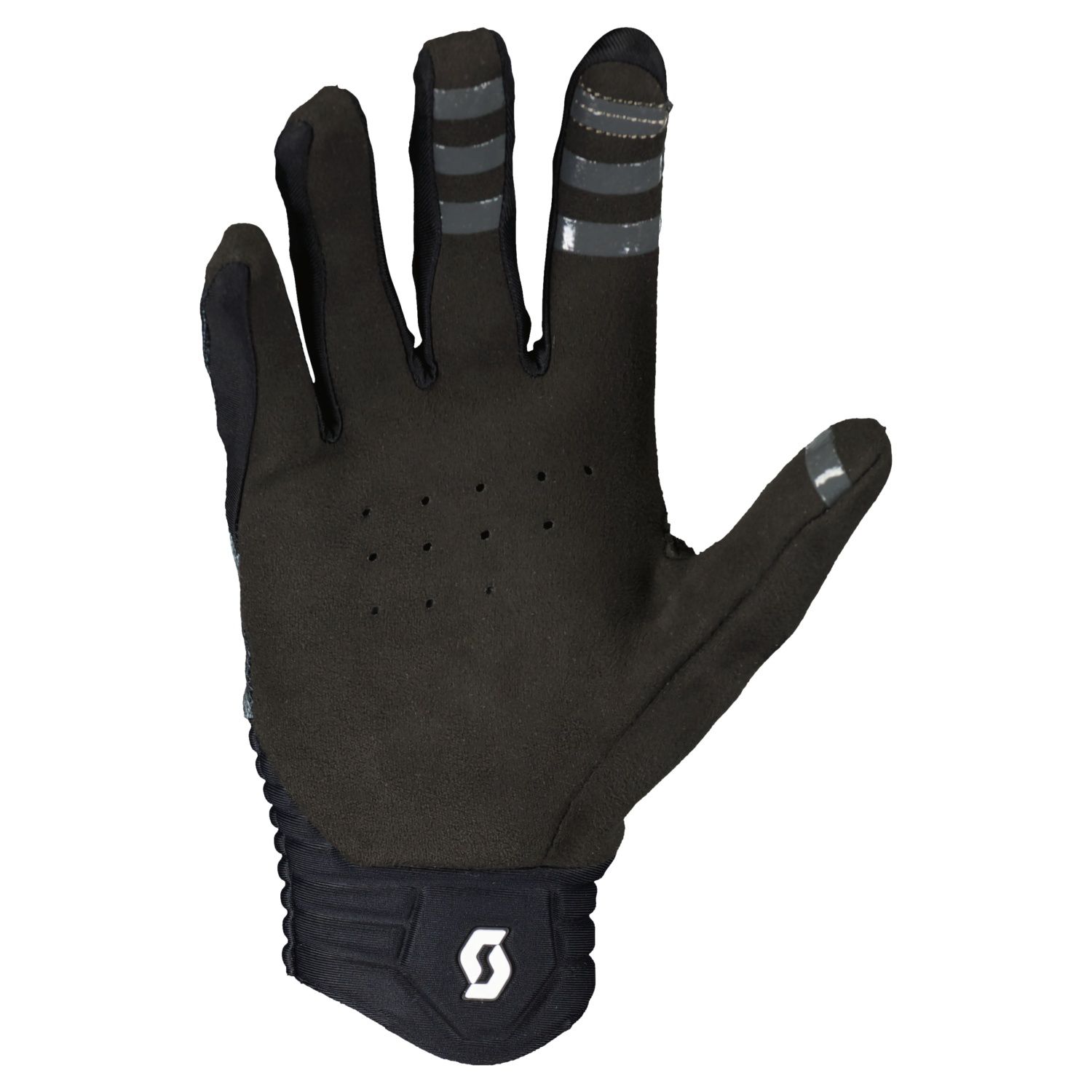 Imagen 2 de Guante de ciclismo unisex DH FACTORY LF Scott - Negro Negro