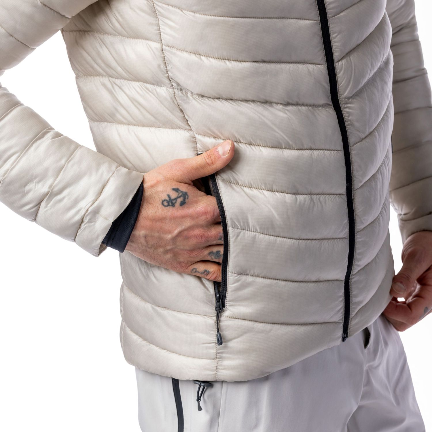 Chaqueta de fibra sintética de hombre INSULOFT TECH Primaloft Scott - Gris claro Gris claro-3