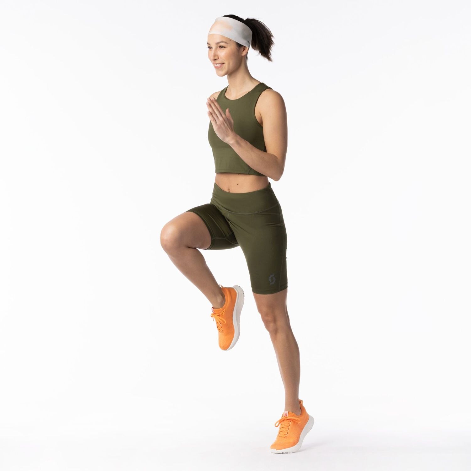 Malla de running de mujer ENDURANCE Scott - Verde Verde-4