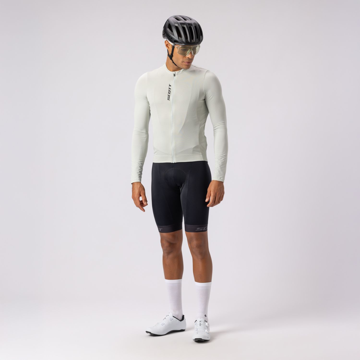 Culotte de ciclismo de hombre RC PRO +++ Scott Negro / Gris Negro / Gris-4