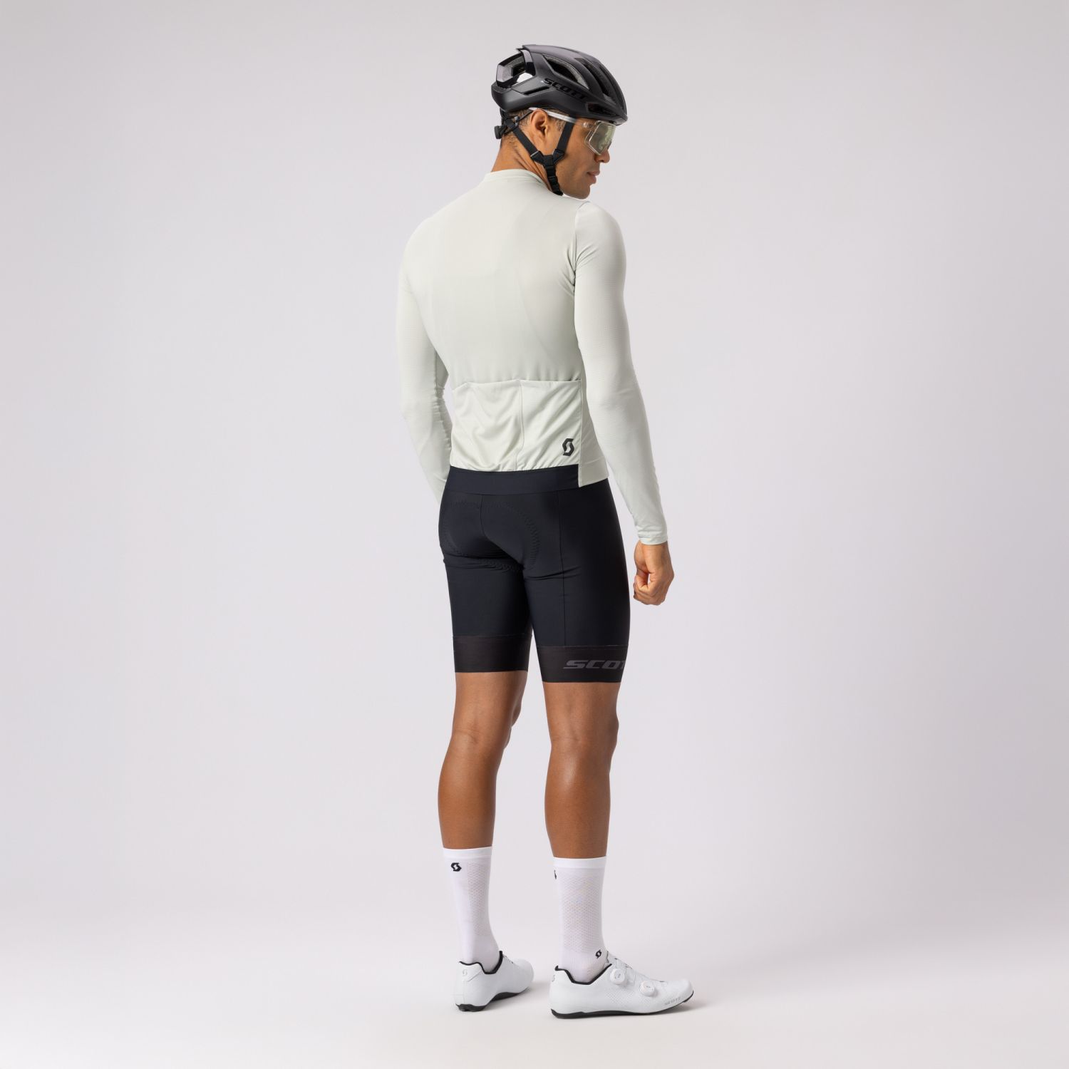 Culotte de ciclismo de hombre RC PRO +++ Scott Negro / Gris Negro / Gris-5