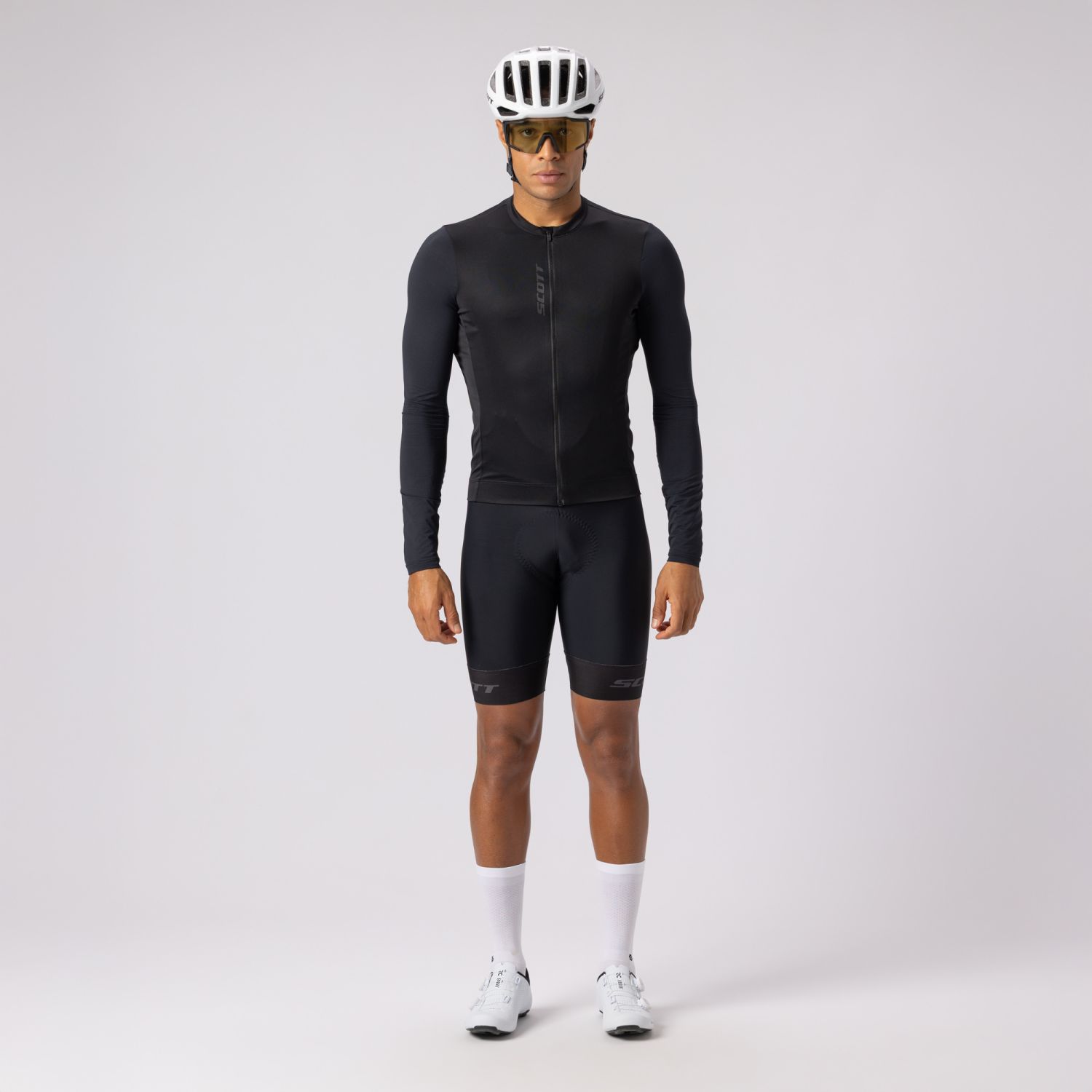 Culotte de ciclismo de hombre RC PRO +++ Scott Negro / Gris Negro / Gris-6