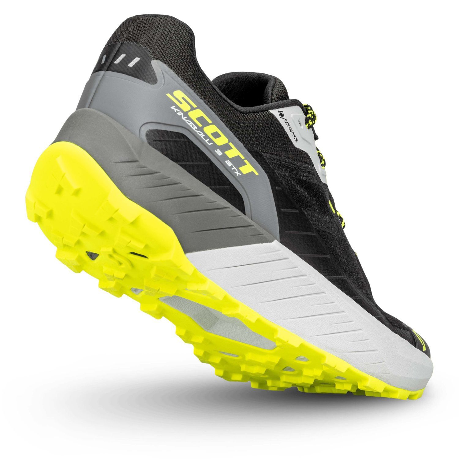 Imagen 4 de Zapatillas de trail running de hombre KINABALU 3 Gore-Tex Scott - Negro / Amarillo Negro / Amarillo