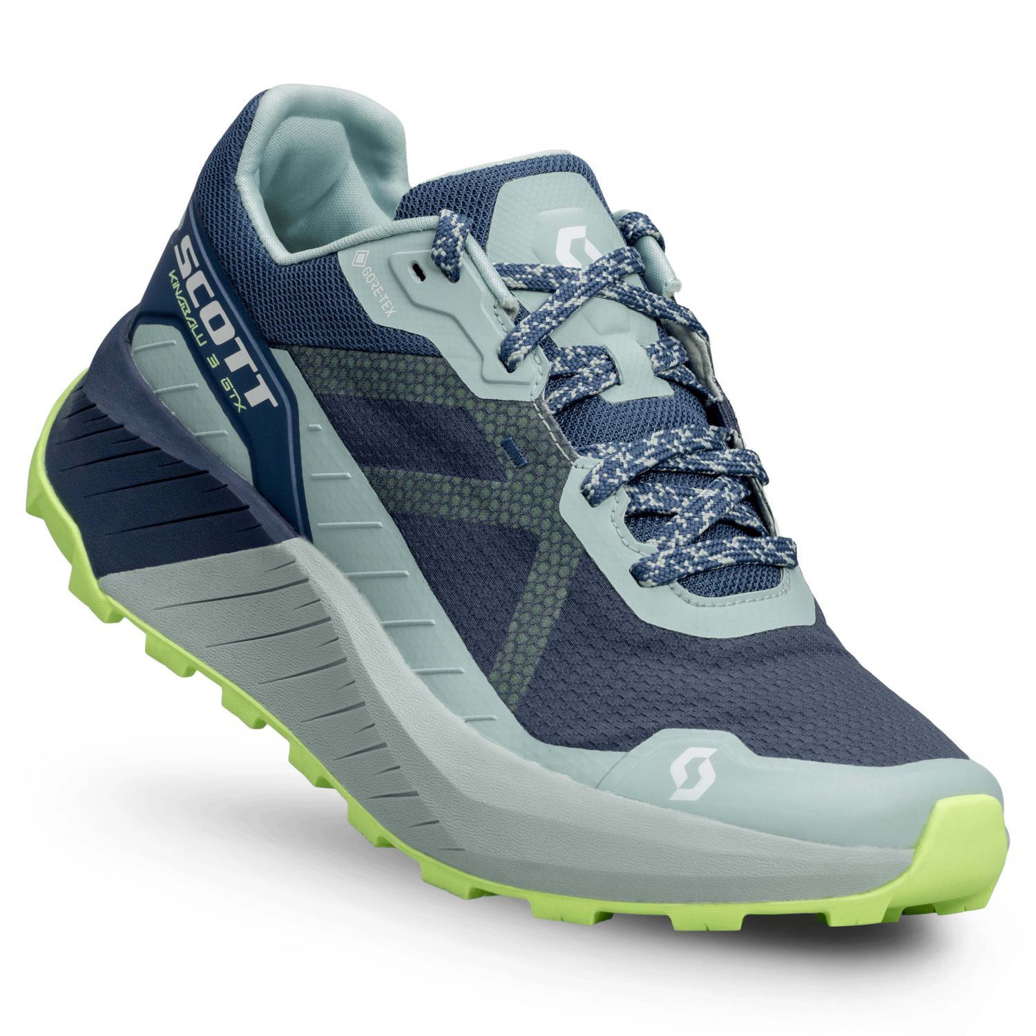 Zapatillas de trail running de mujer KINABALU 3 Gore-Tex Scott - Azul Turquesa Azul Turquesa-3