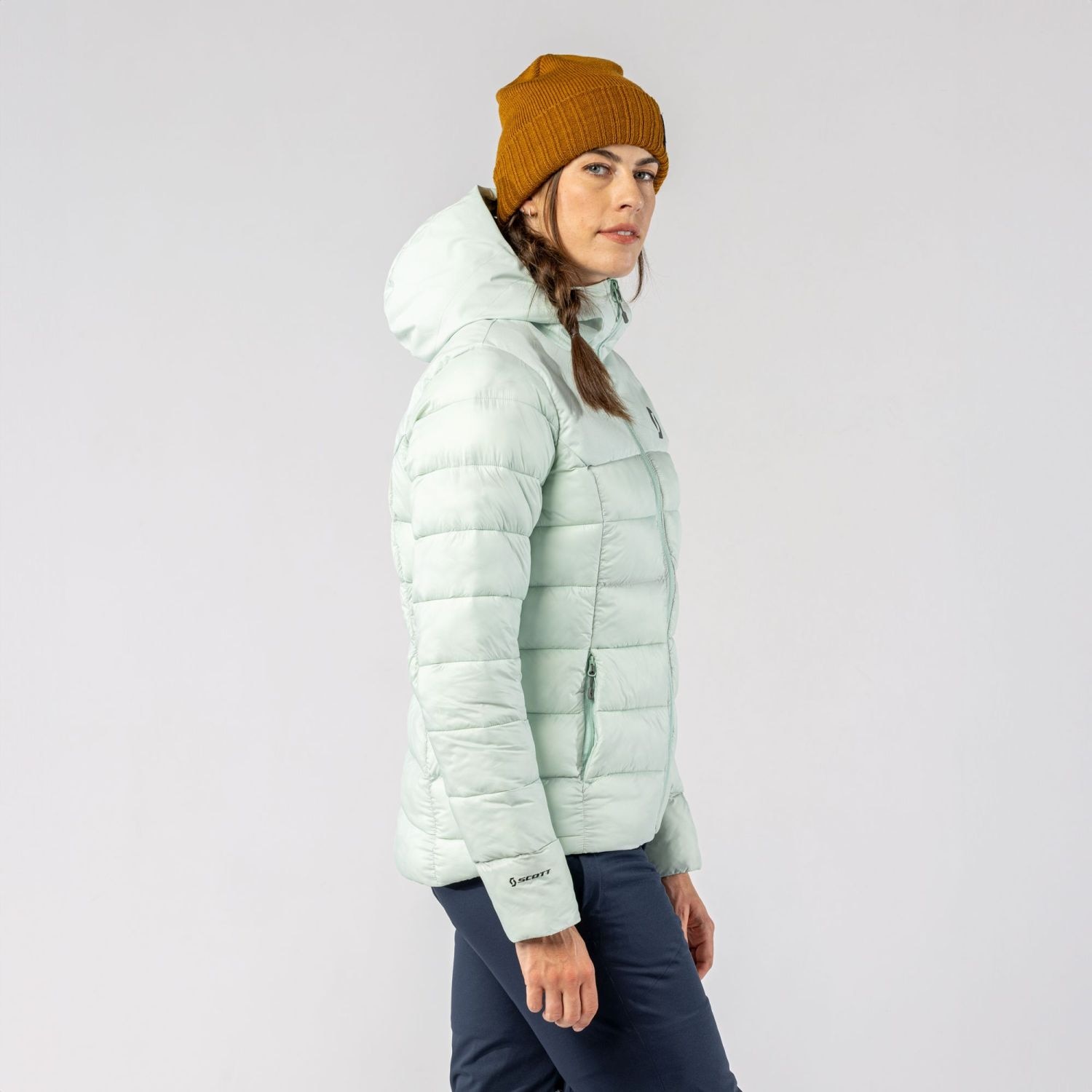 Imagen 4 de Chaqueta de fibra sintética de mujer INSULOFT WARM Scott - Verde claro Verde claro