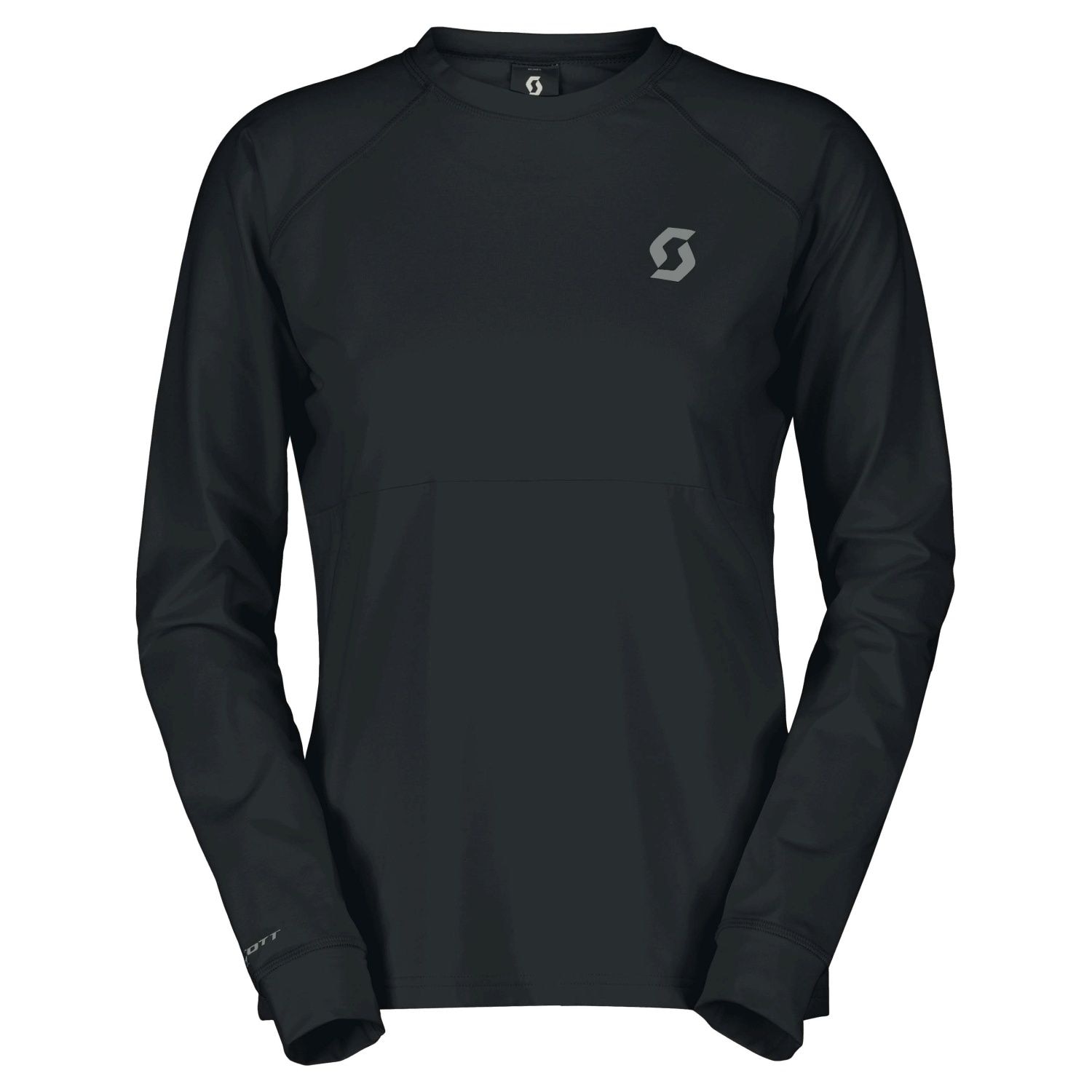 Imagen 1 de Camiseta de ciclismo de mujer TRAIL STORM WARM LIGHT LS Scott Negro