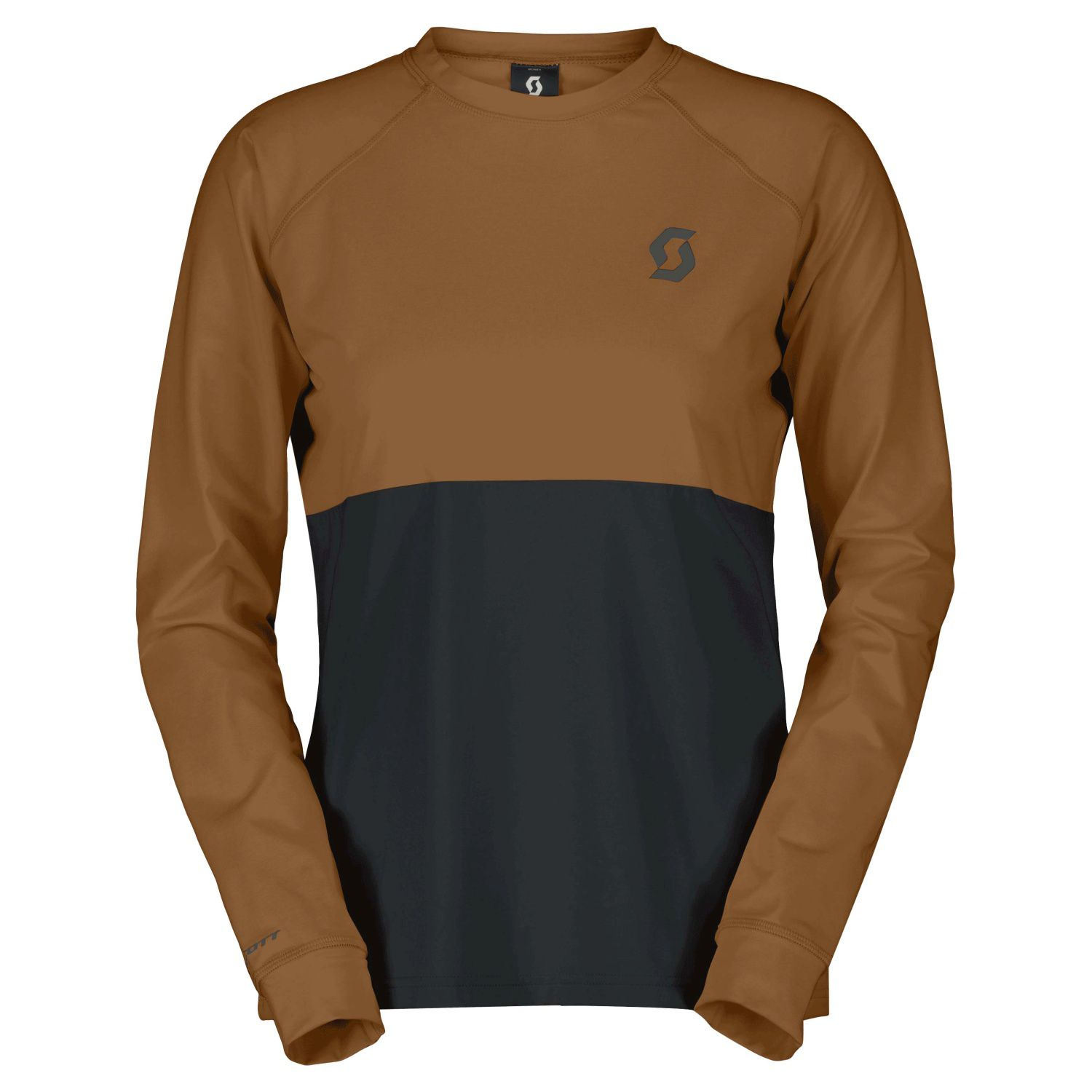 Imagen 1 de Camiseta de ciclismo de mujer TRAIL STORM WARM LIGHT LS Scott - Marrón Marrón