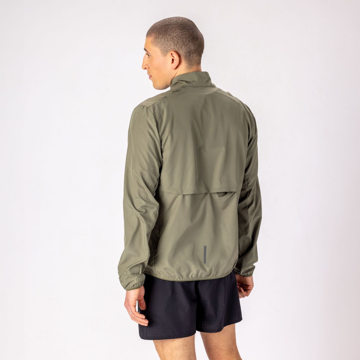 Imagen 4 de Chaqueta cortavientos de running de hombre ENDURANCE TECH WB Scott - Kaki Kaki