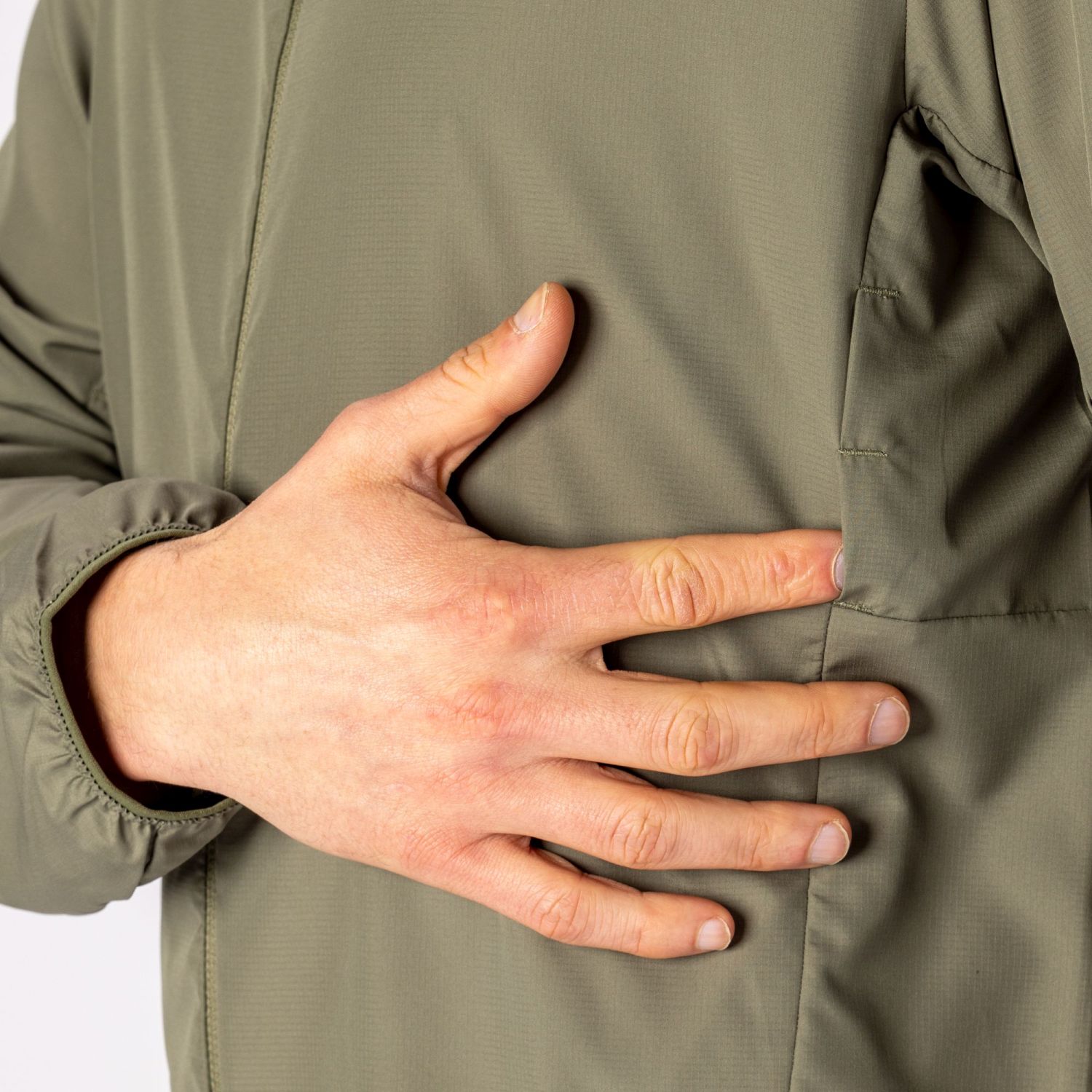 Imagen 6 de Chaqueta cortavientos de running de hombre ENDURANCE TECH WB Scott - Kaki Kaki