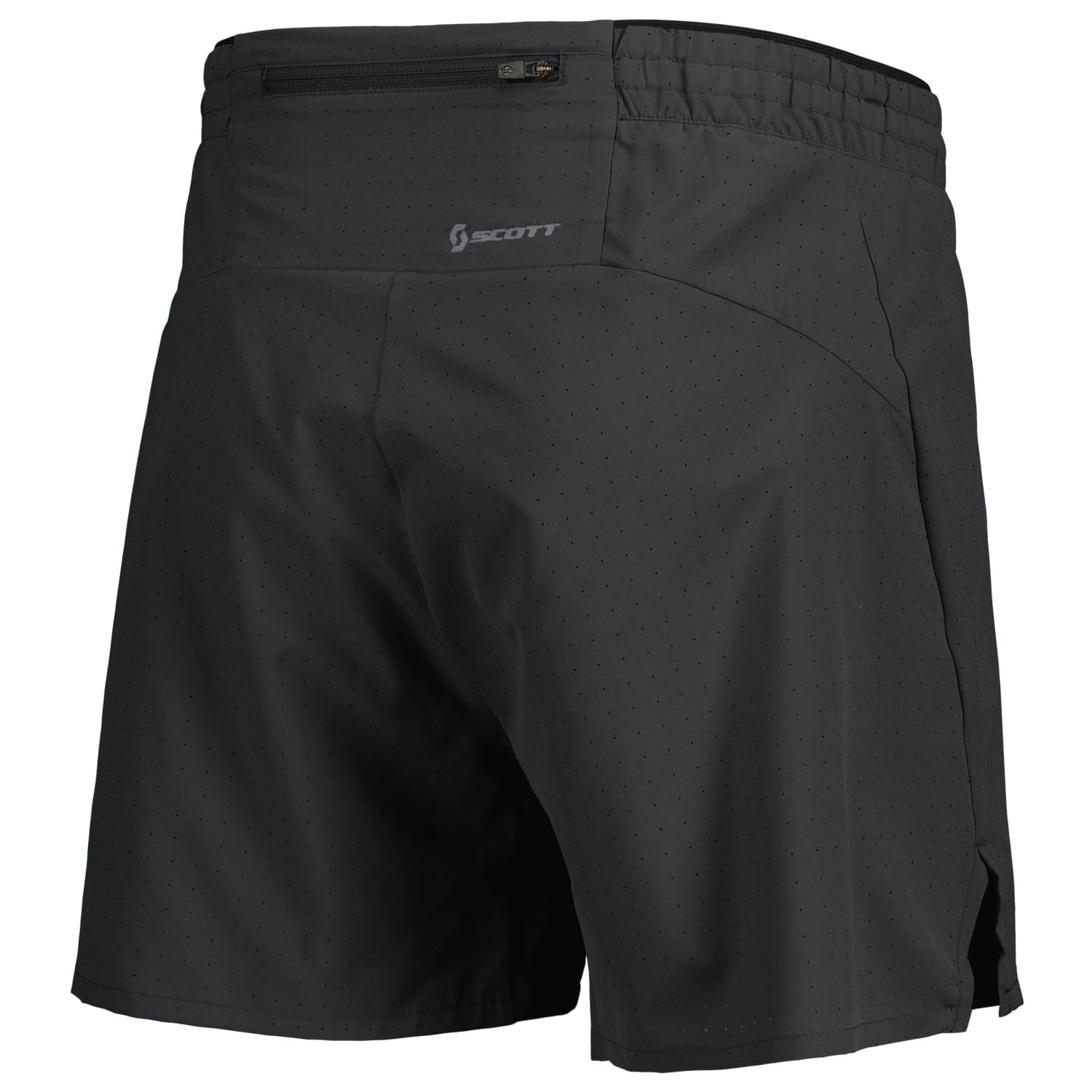 Imagen 2 de Short de trail running de hombre ENDURANCE VENTED Scott - Negro Negro