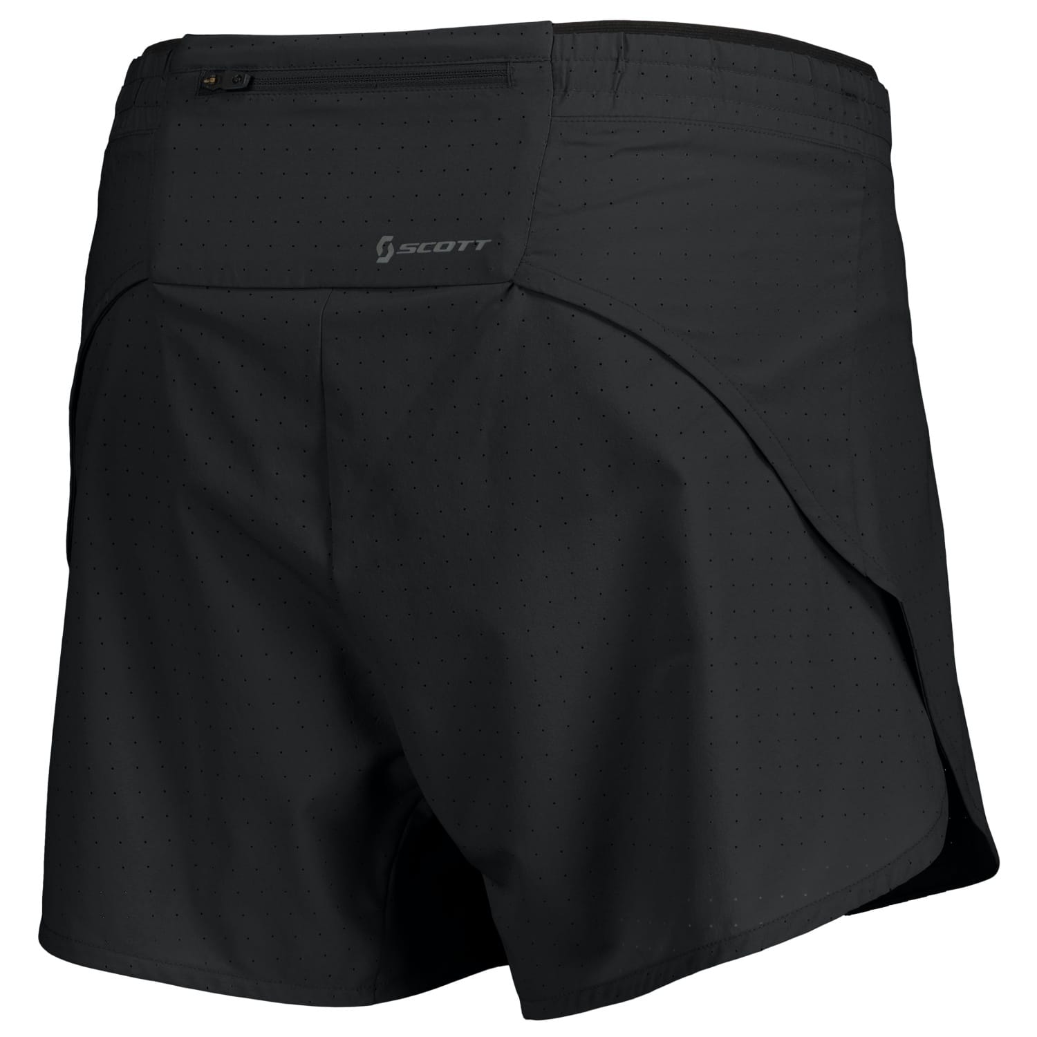 Imagen 2 de Short de trail running de mujer ENDURANCE VENTED Scott - Negro Negro