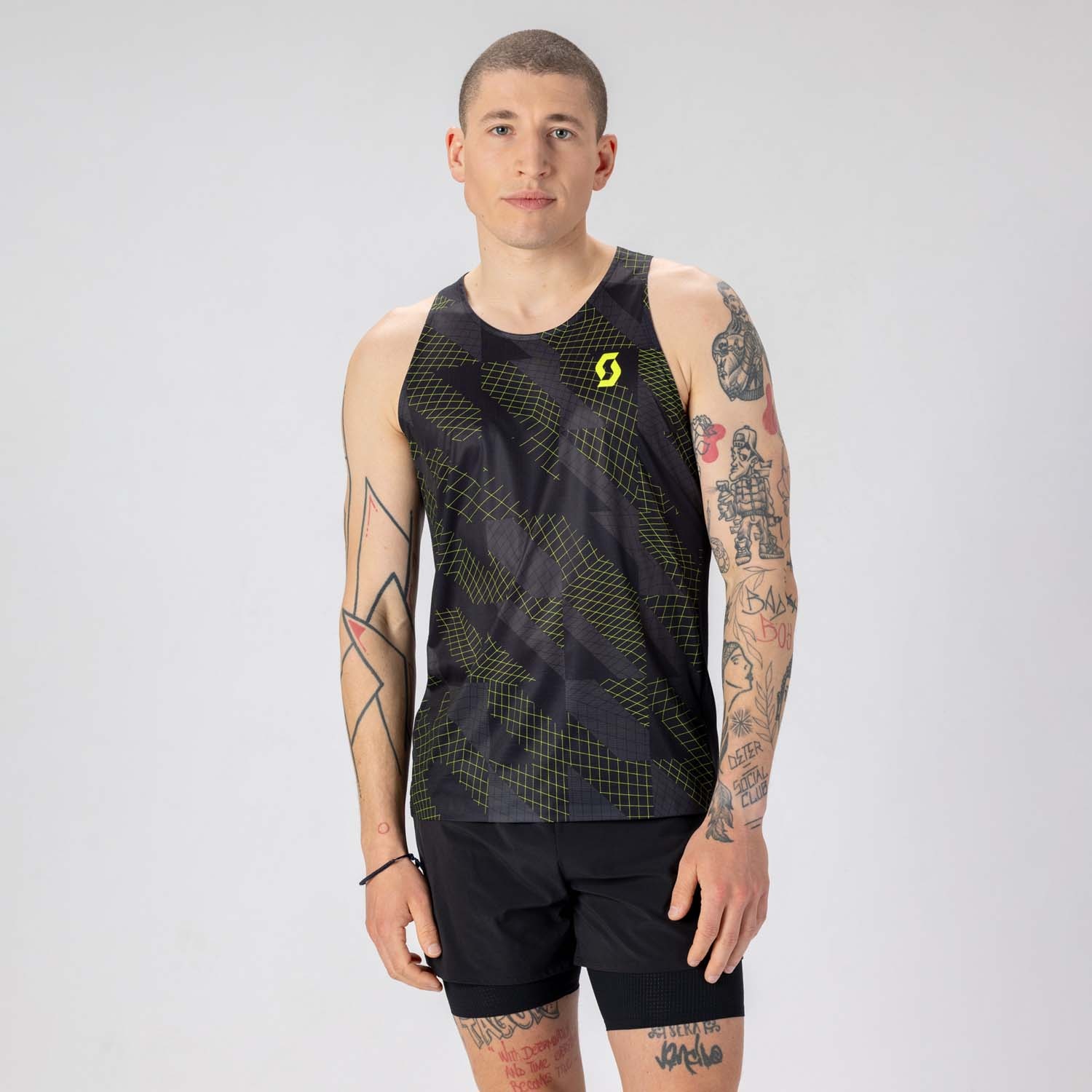 Imagen 0 de Camiseta de running de hombre RC RUN Scott Negro