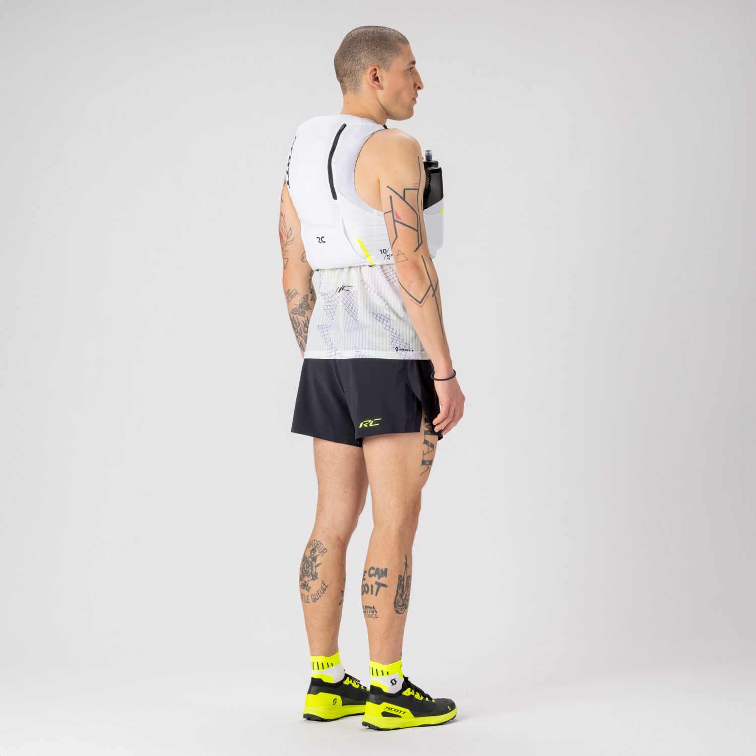 Mochila de trail running unisex HYDRATION RC PRO TR 10 L Scott - Blanco Blanco-9
