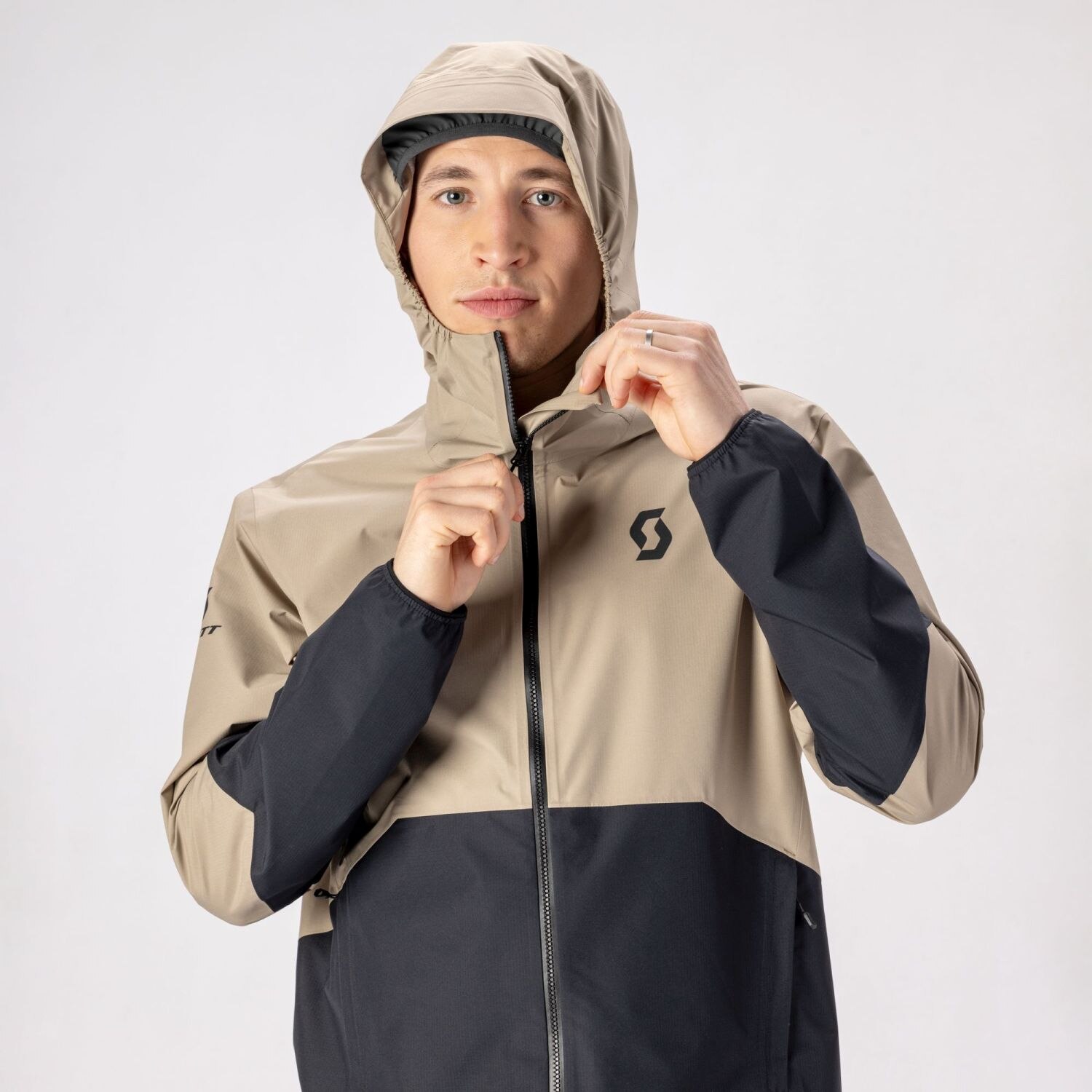 Imagen 3 de Chaqueta impermeable de hombre EXPLORAIR LIGHT DRYO 2.5L Scott - Beige Beige