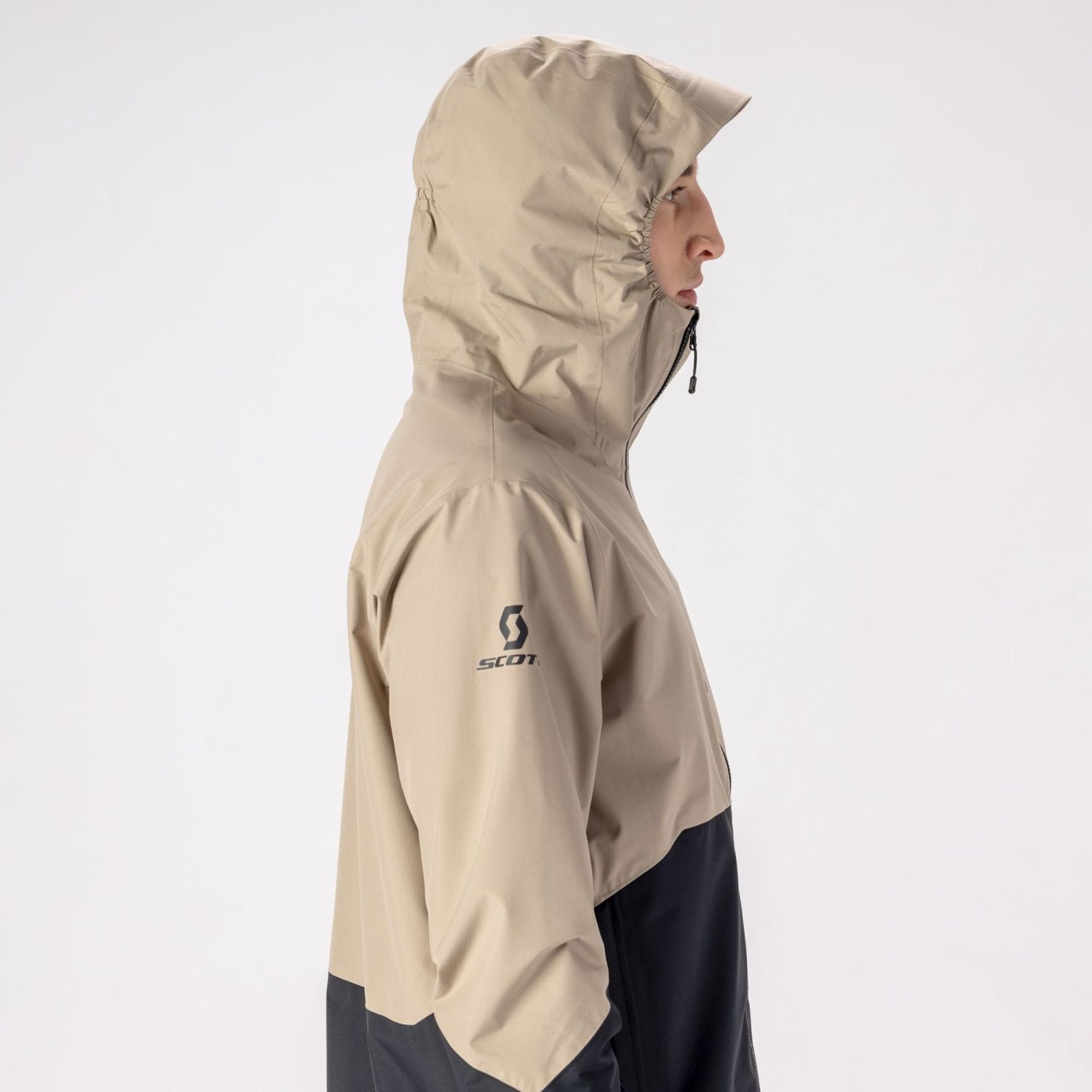 Imagen 4 de Chaqueta impermeable de hombre EXPLORAIR LIGHT DRYO 2.5L Scott - Beige Beige