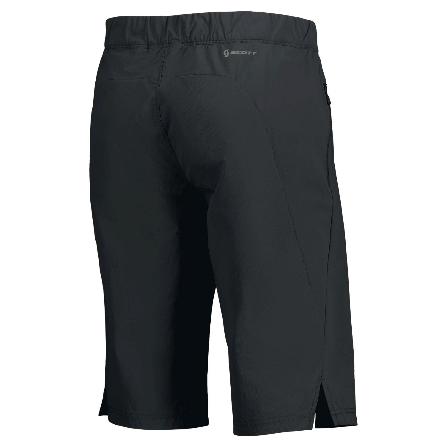 Culotte de ciclismo de hombre TRAIL VERTIC con badana Scott - Gris claro Negro-2