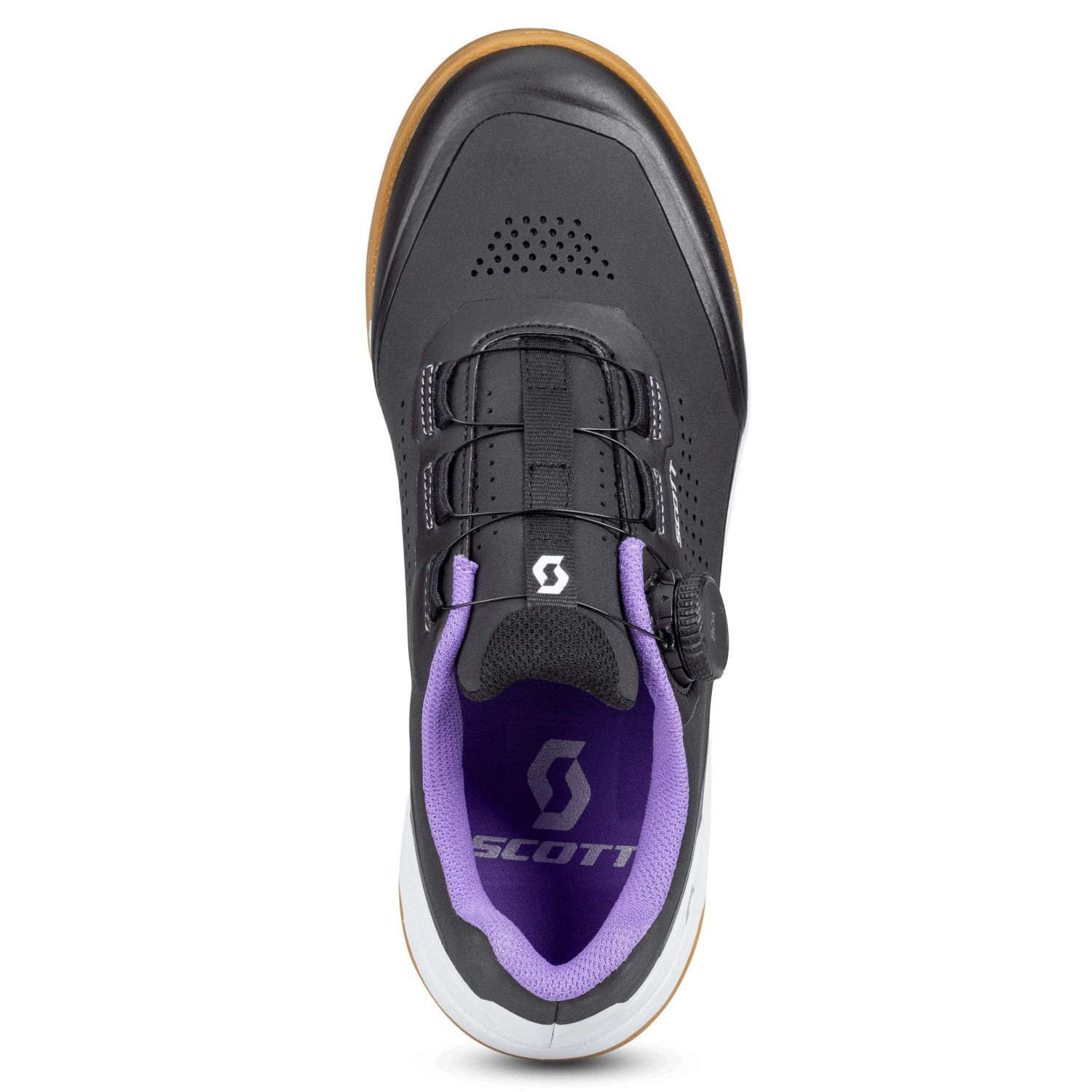 Zapatillas de ciclismo de mujer MTB VOLT EVO BOA Pedales planos Scott - Negro Negro-6