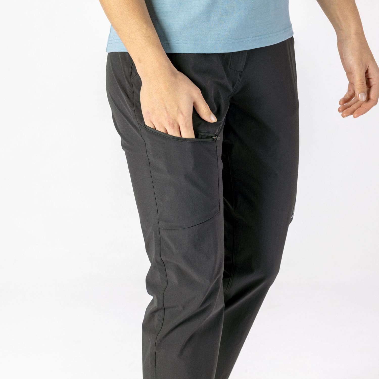 Pantalón de montaña de mujer EXPLORAIR LIGHT Scott - Negro Negro-5