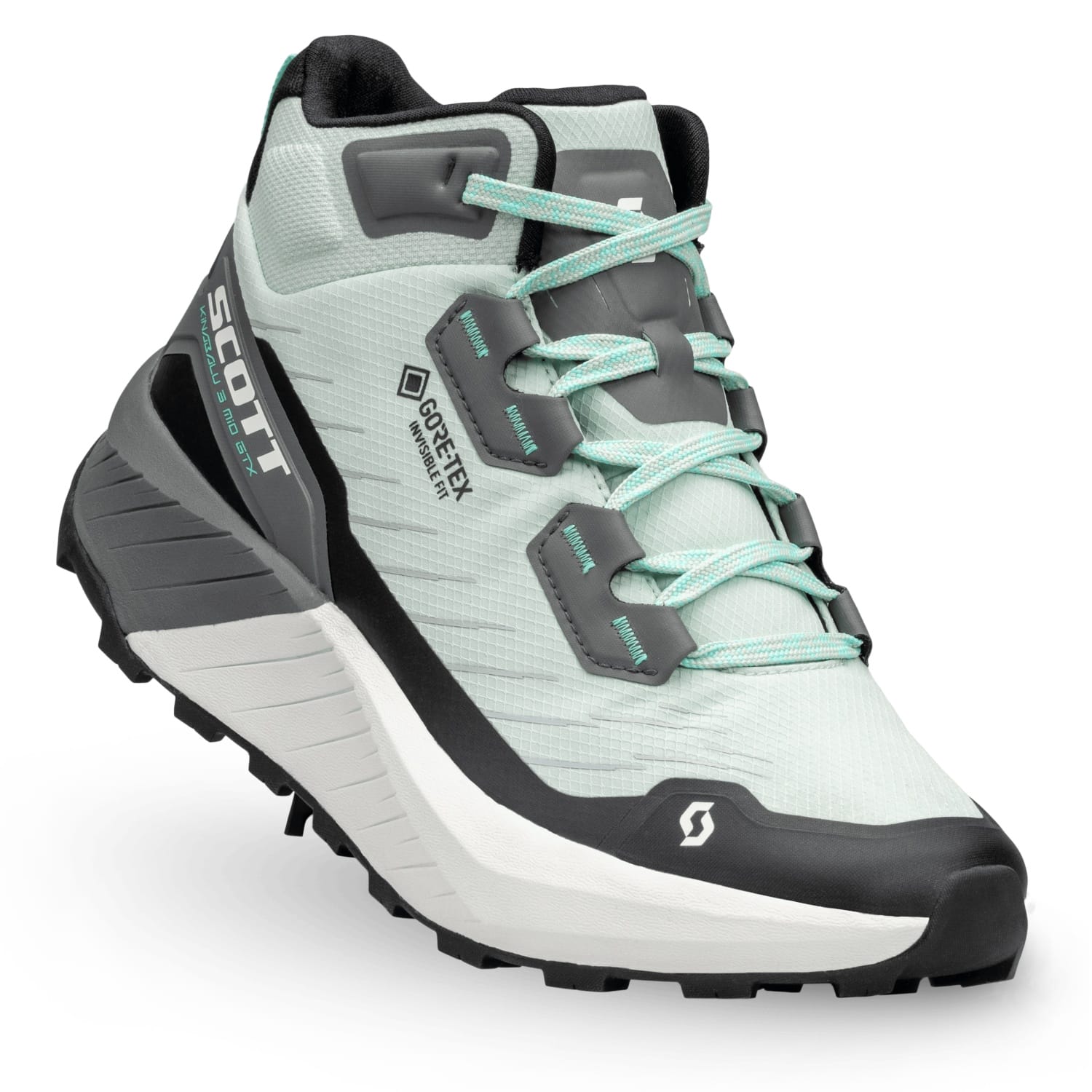 Imagen 3 de Zapatilla de montaña de mujer KINABALU 3 MID Gore-Tex Scott - Verde claro Verde claro