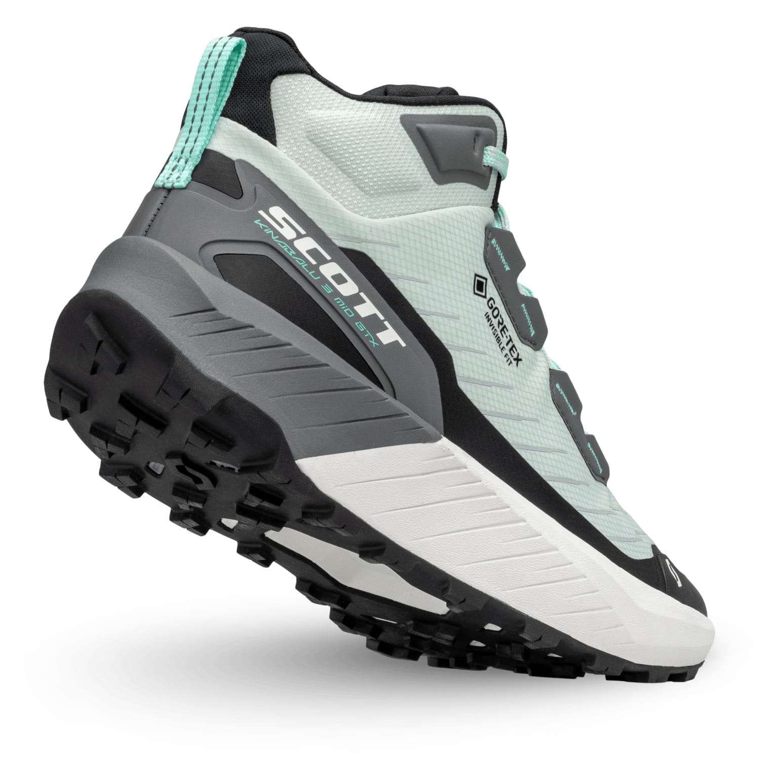 Imagen 6 de Zapatilla de montaña de mujer KINABALU 3 MID Gore-Tex Scott - Verde claro Verde claro