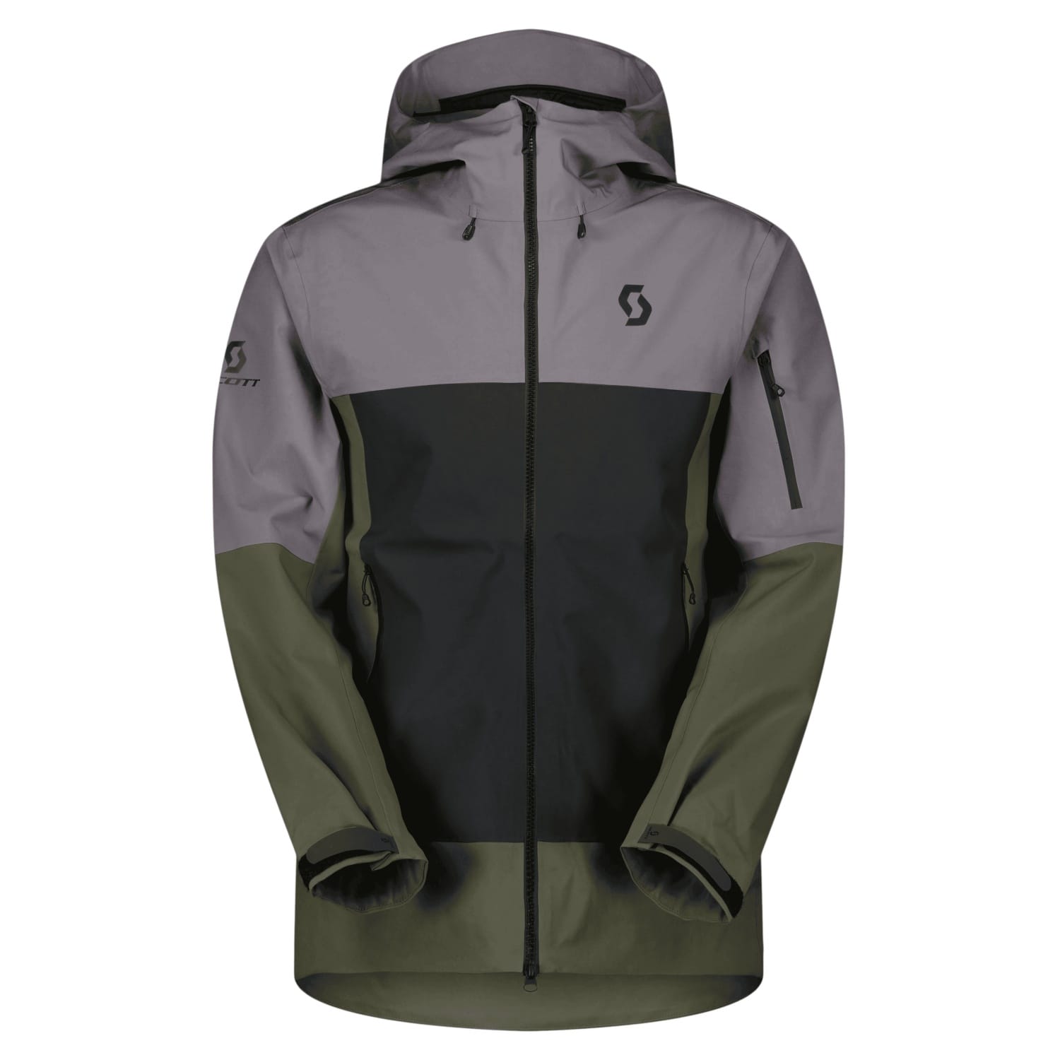 Imagen 0 de Chaqueta de montaña de hombre EXPLORAIR 3L Scott Verde morado