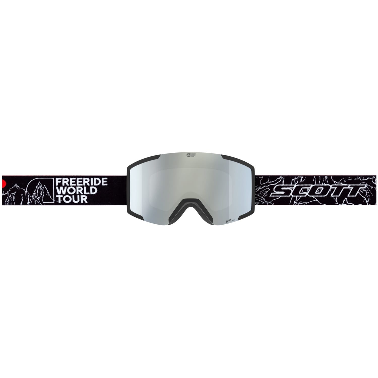 Imagen 2 de Máscara de esquí y snow SHIELD edición limitada FWT lente S2 Scott - Negro Negro