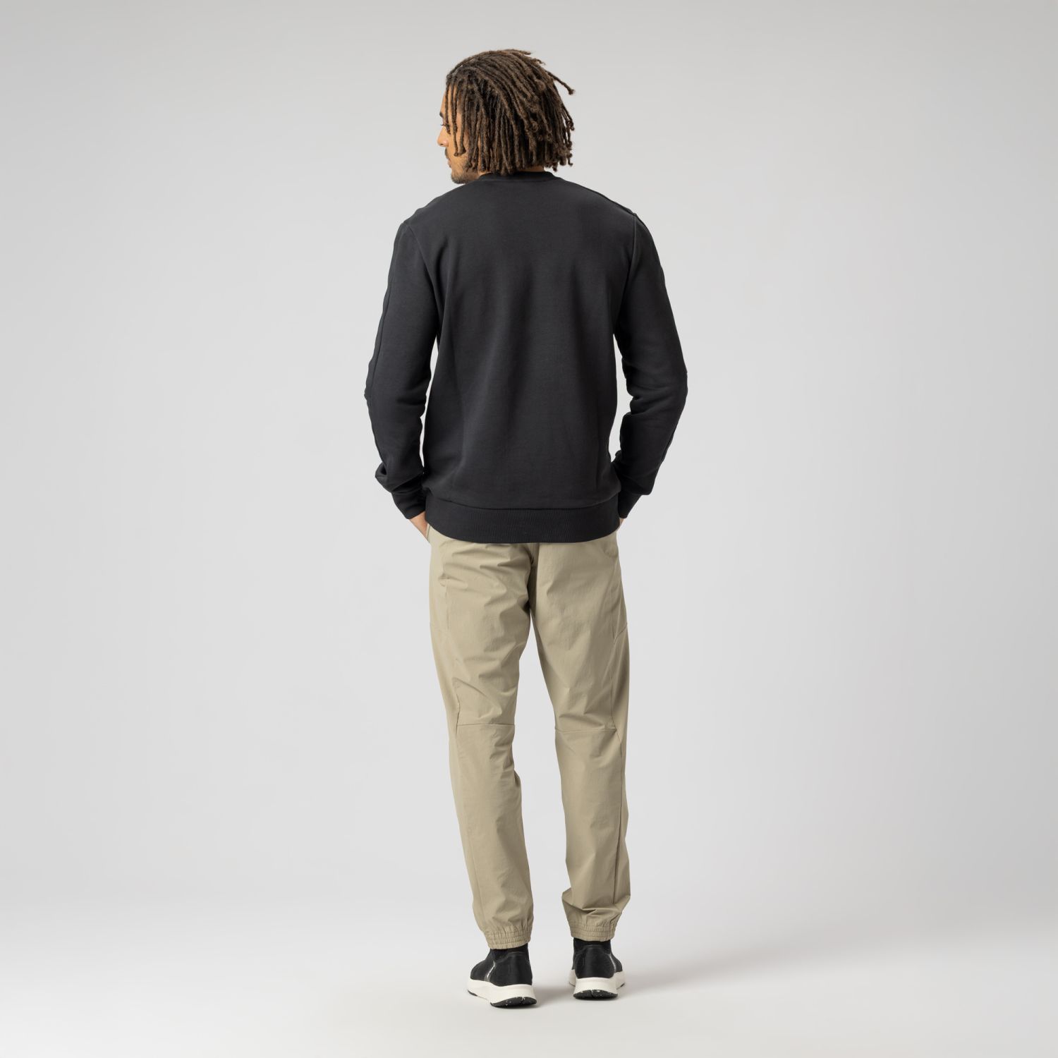 Imagen 4 de Sudadera de hombre CREWNECK Scott - Negro Negro