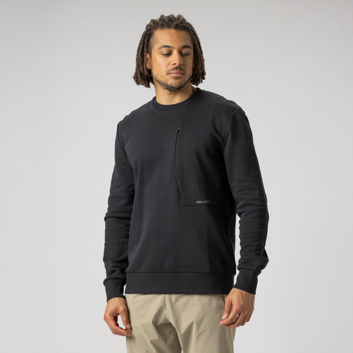 Imagen 5 de Sudadera de hombre CREWNECK Scott - Negro Negro