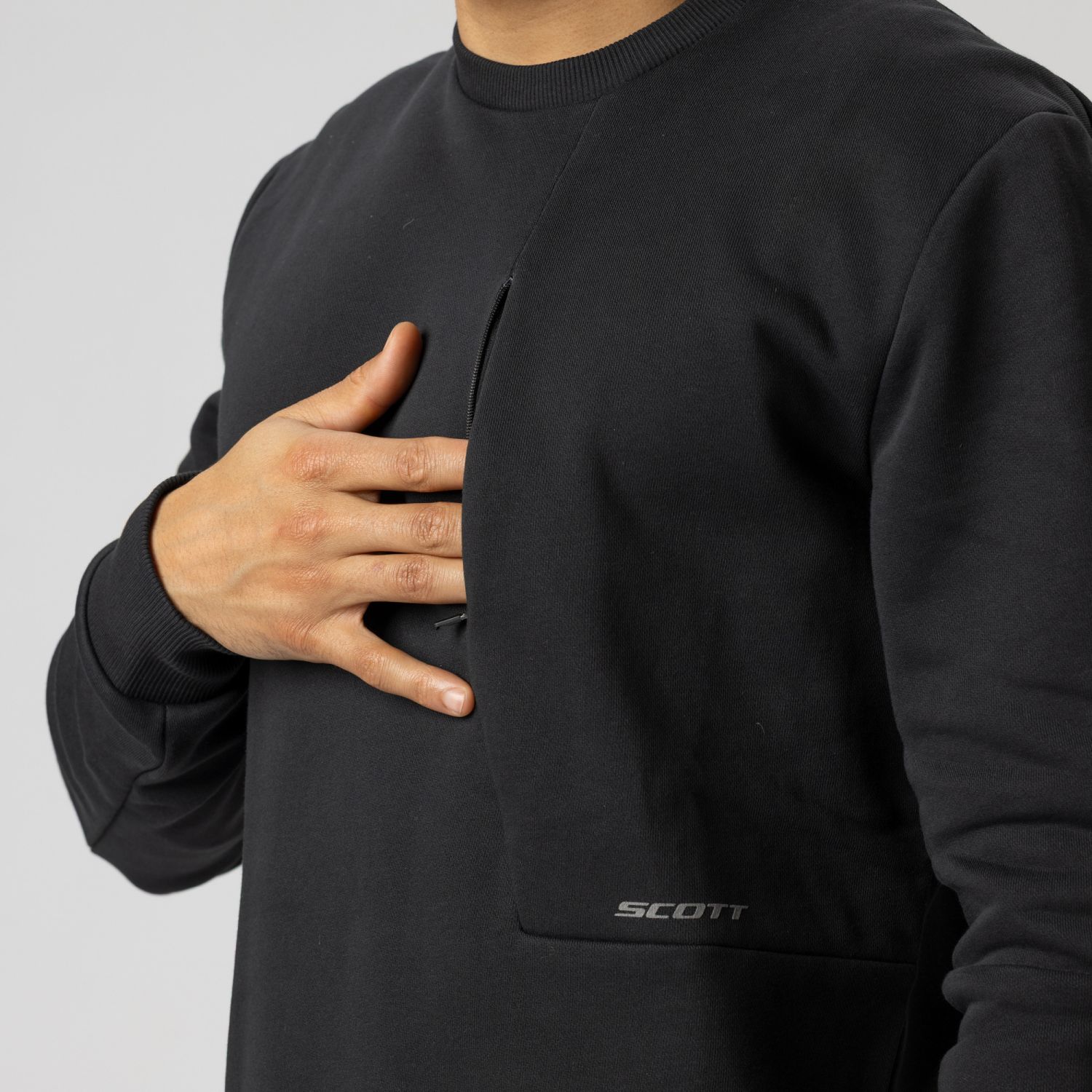 Imagen 6 de Sudadera de hombre CREWNECK Scott - Negro Negro