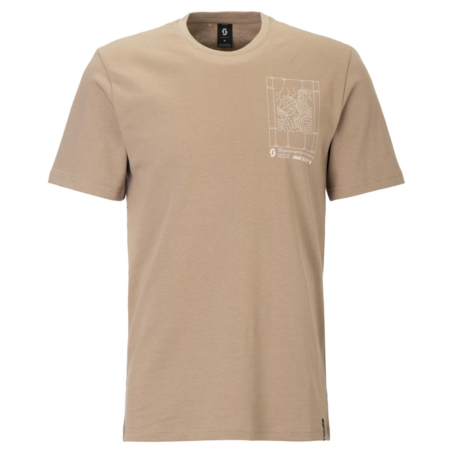 Camiseta de hombre CASUAL SS Scott - Marrón Marrón-1