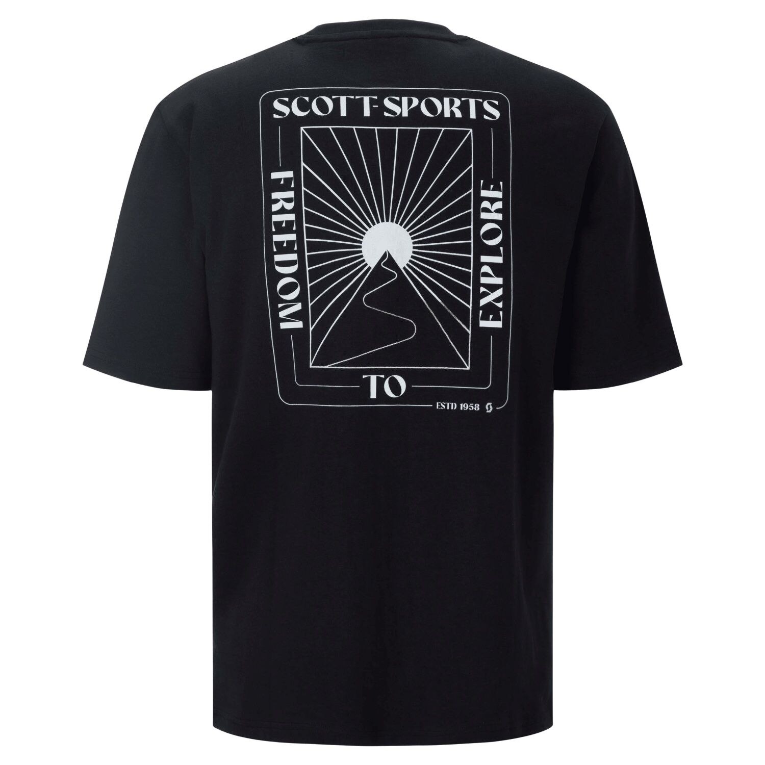 Camiseta de hombre GRAPHIC SS Scott - Negro Negro-2