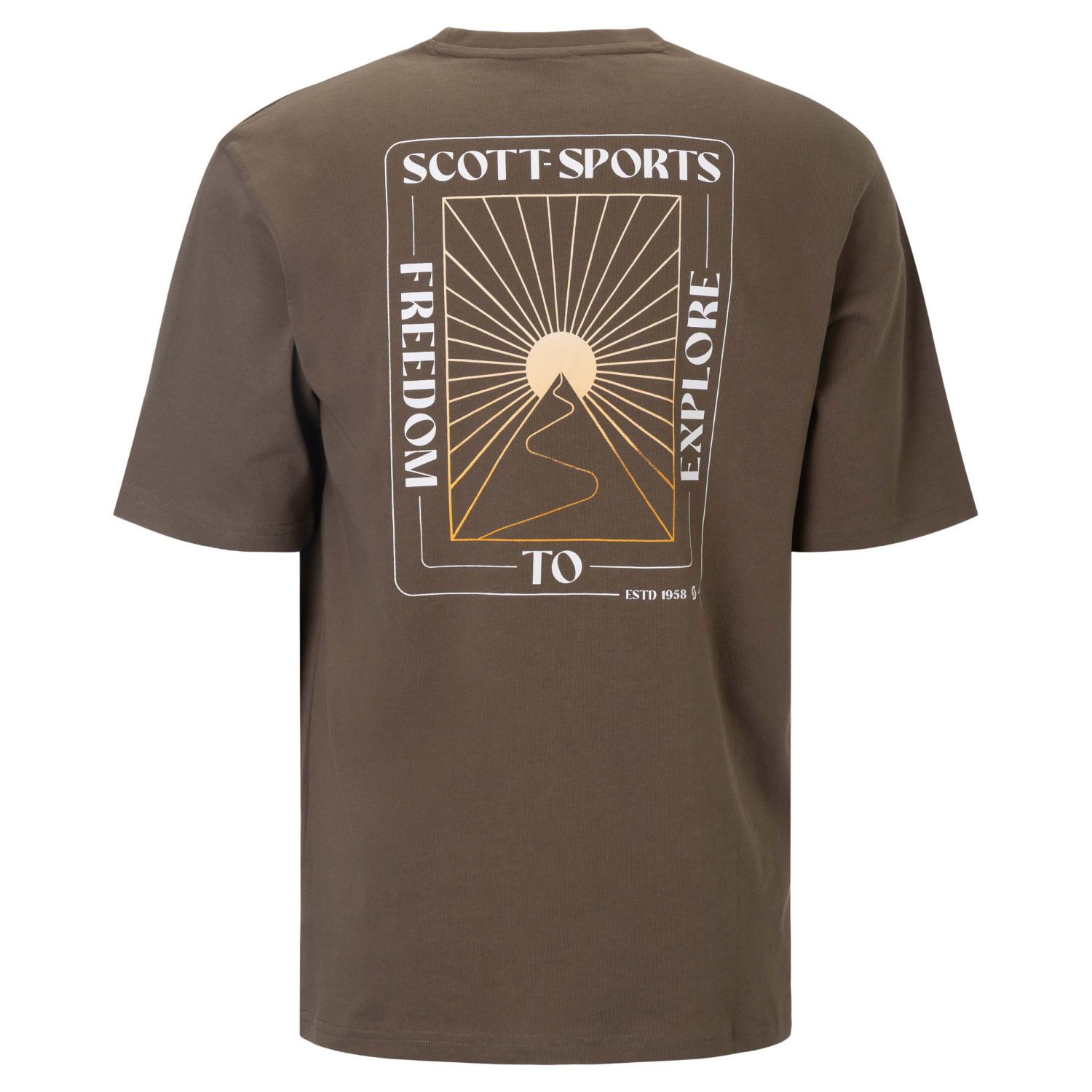 Camiseta de hombre GRAPHIC SS Scott - Marrón Marrón-2