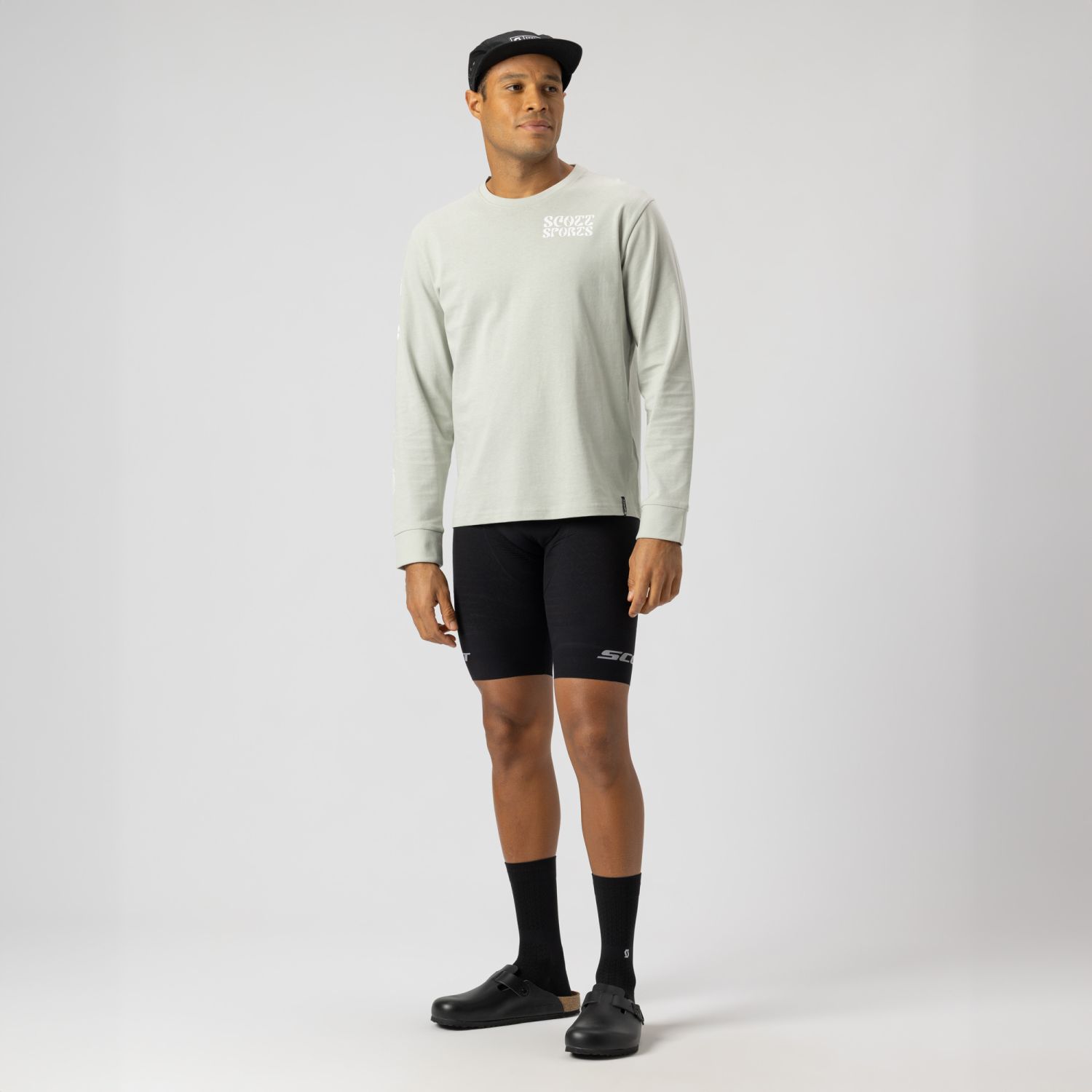 Camiseta unisex GRAPHIC LS Scott - Gris claro Gris claro-3