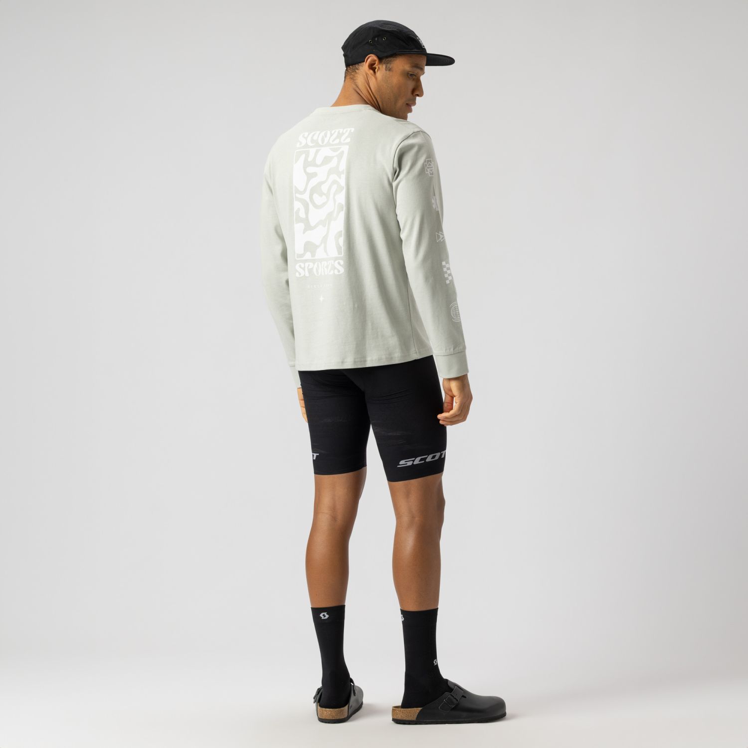 Camiseta unisex GRAPHIC LS Scott - Gris claro Gris claro-4