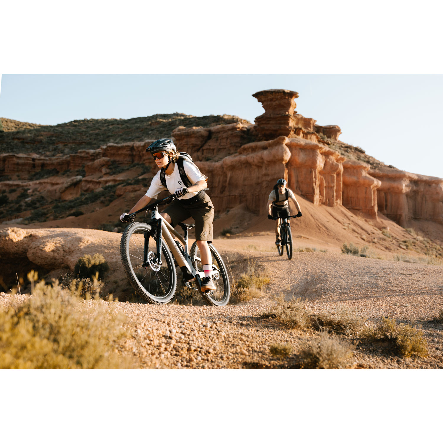 Camiseta de ciclismo de mujer VERTIC PRO SL SS Scott - Blanco roto Blanco roto-4