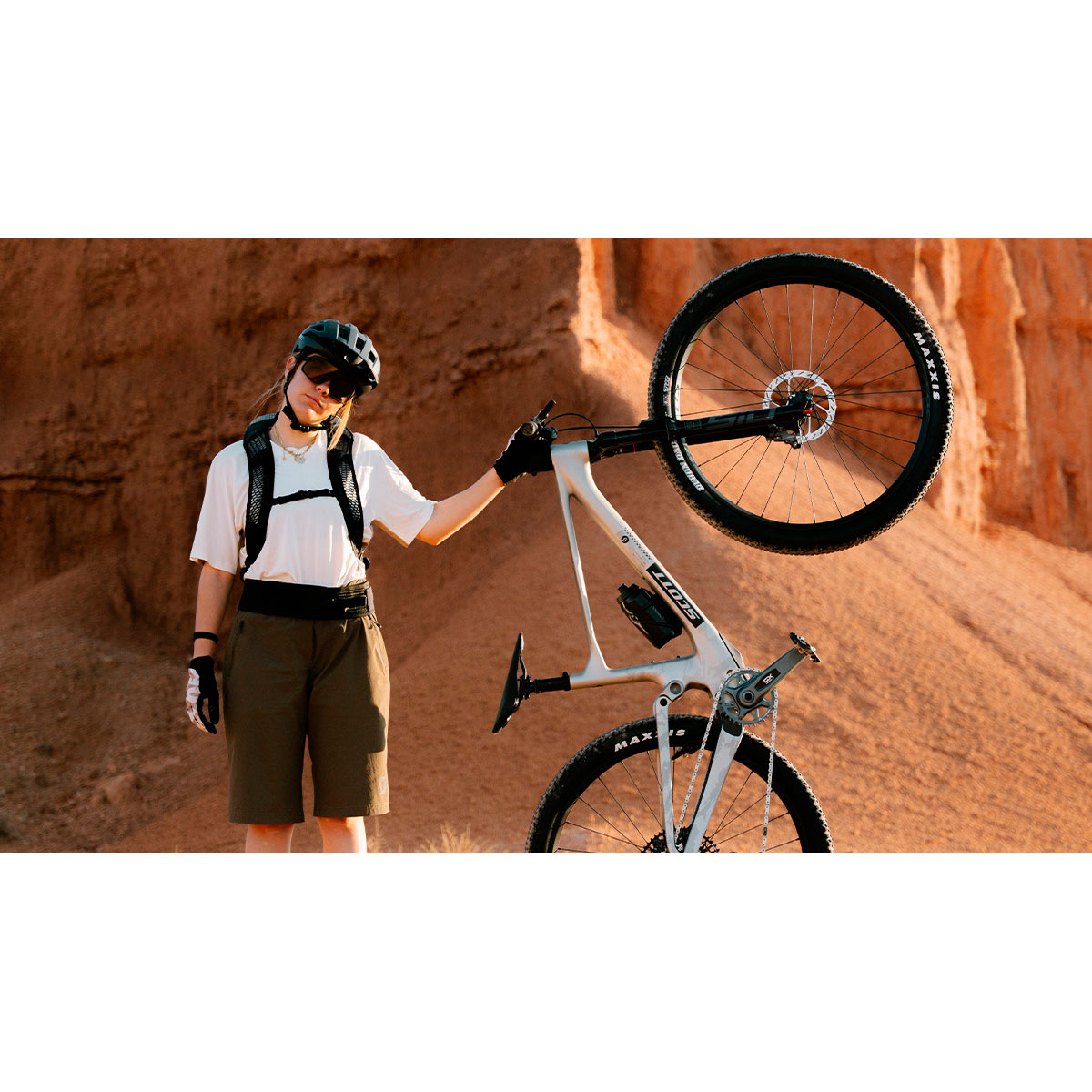Camiseta de ciclismo de mujer VERTIC PRO SL SS Scott - Blanco roto Blanco roto-6