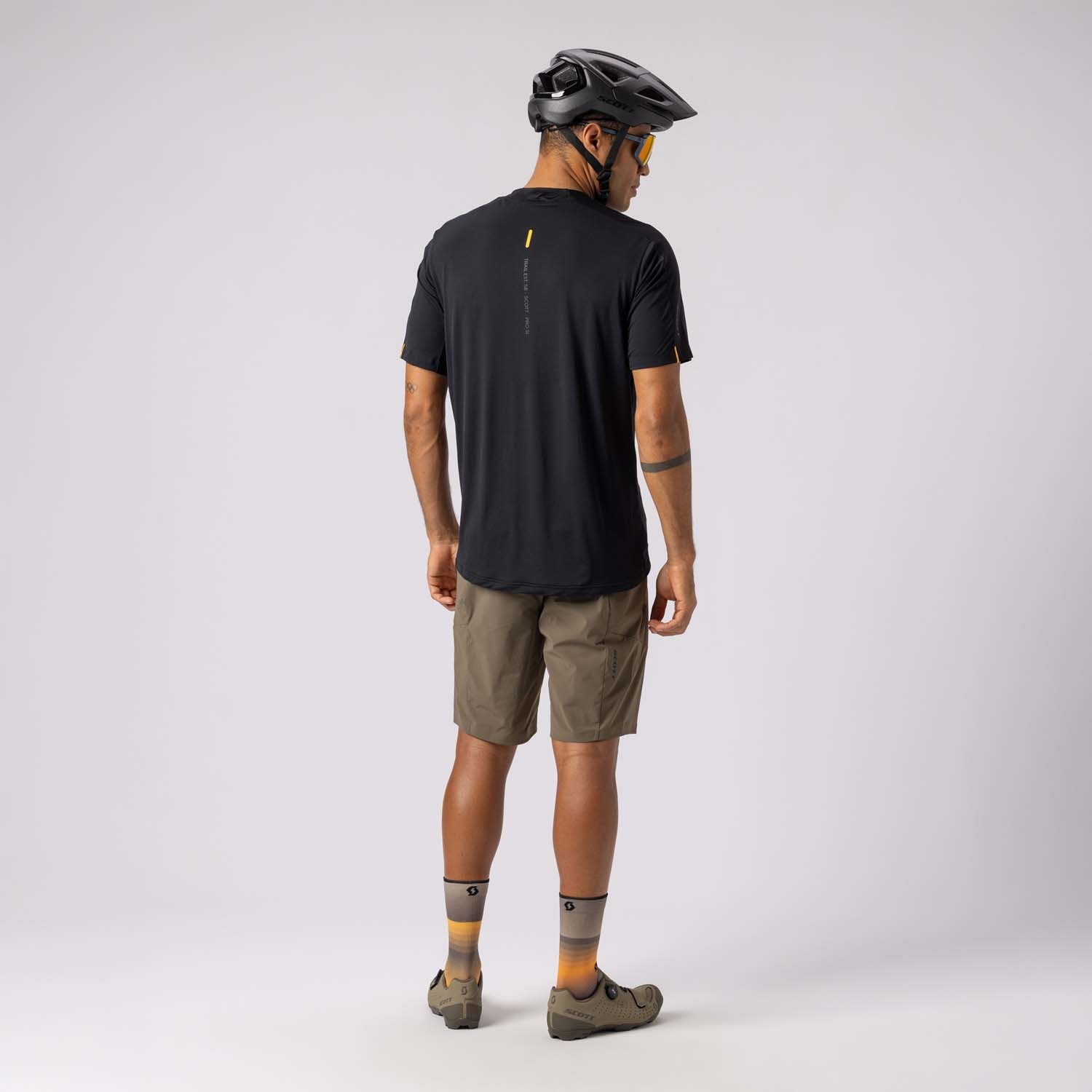 Bermuda de ciclismo de hombre VERTIC PRO SL Scott - Marrón Marrón-4