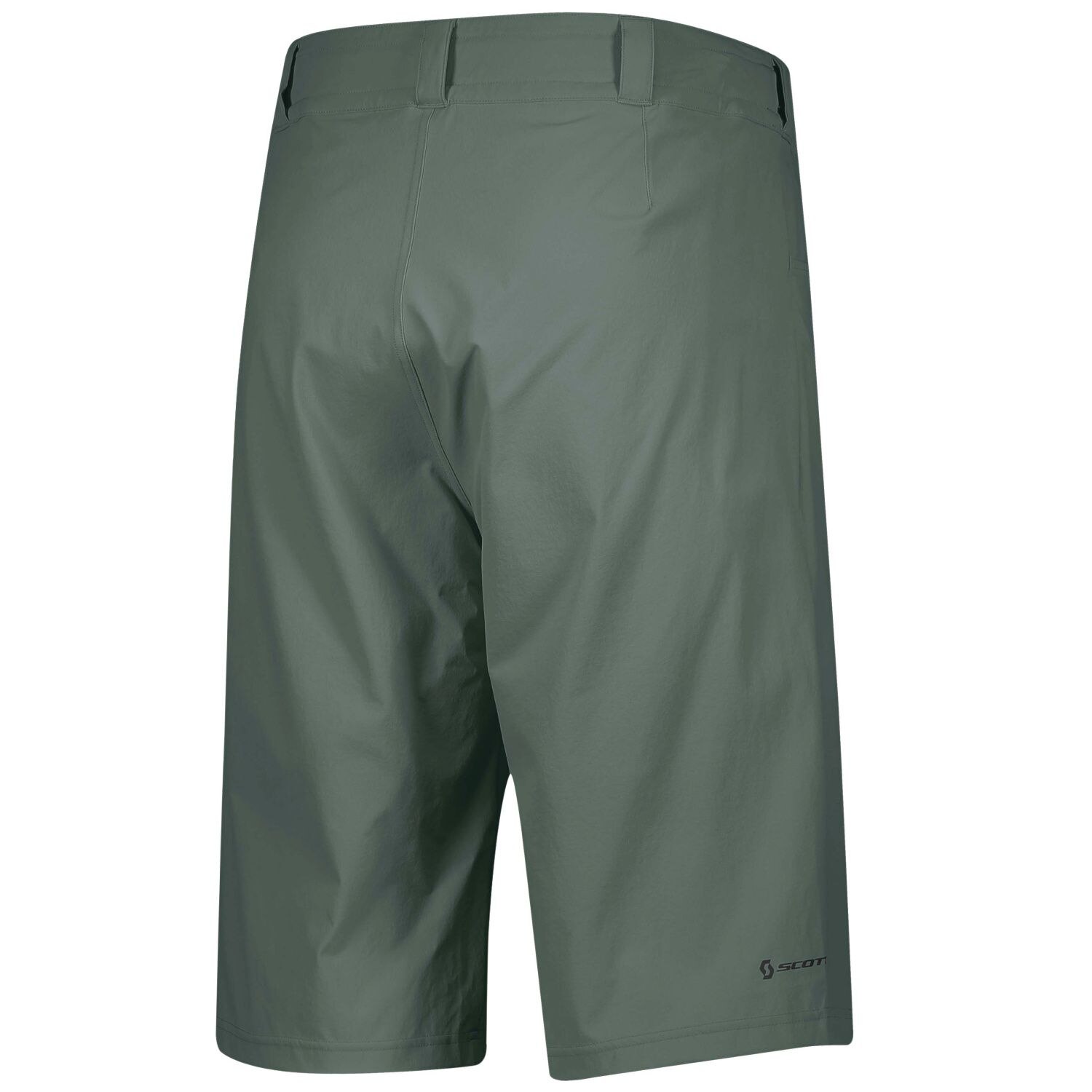 Culotte de ciclismo de hombre TRAIL FLOW con badana Scott - Verde grisáceo Verde grisáceo-2