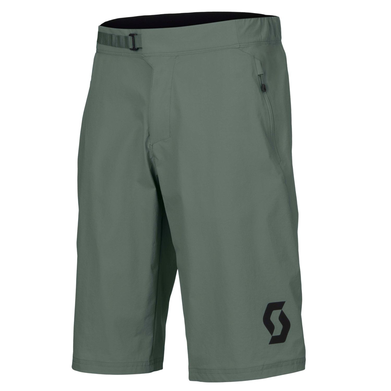 Imagen 0 de Culotte de ciclismo de hombre TRAIL VERTIC con badana Scott Verde grisáceo