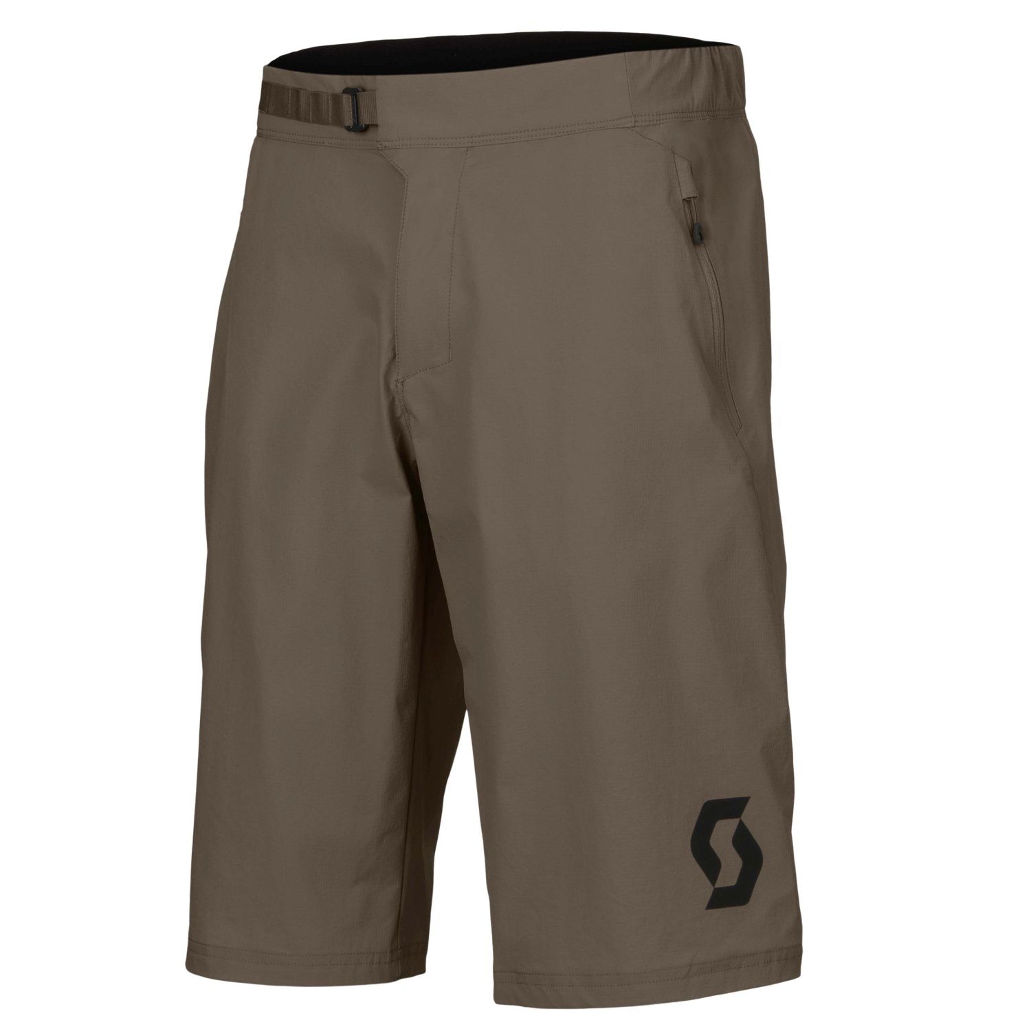 Culotte de ciclismo de hombre TRAIL VERTIC con badana Scott - Marrón Marrón-1