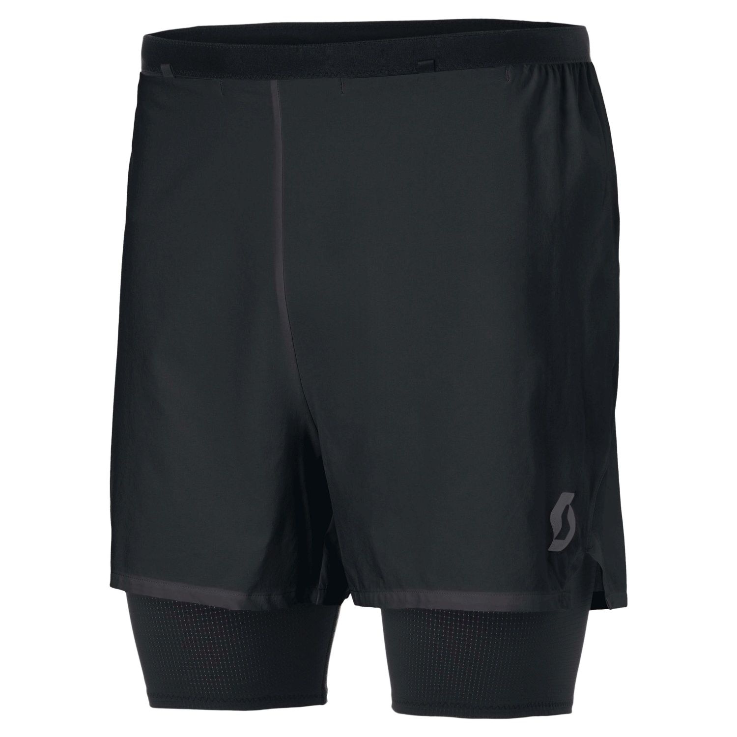 Short de trail running de hombre HYBRID ENDURANCE TECH Scott - Negro Negro-1