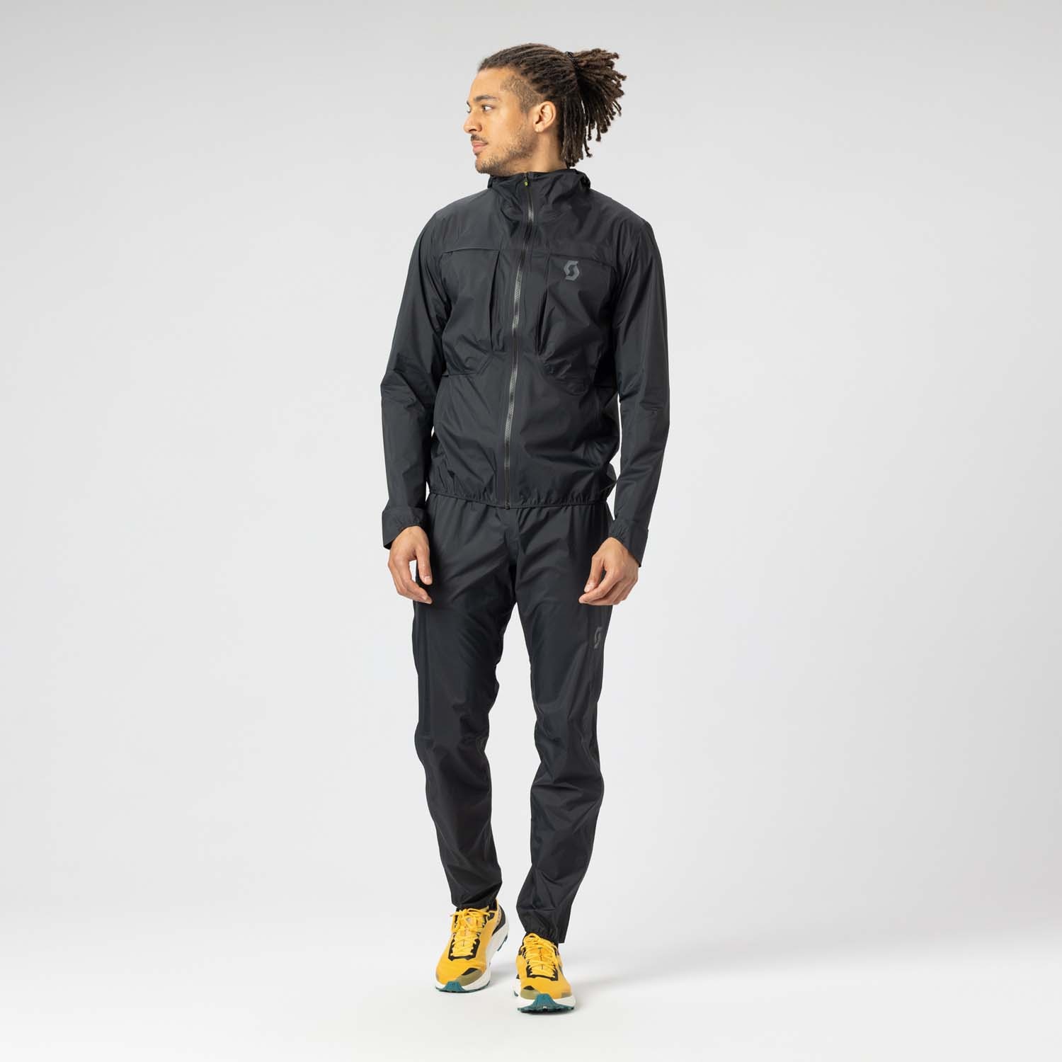 Chaqueta impermeable de running de hombre ENDURANCE SL WP Scott - Negro Negro-3