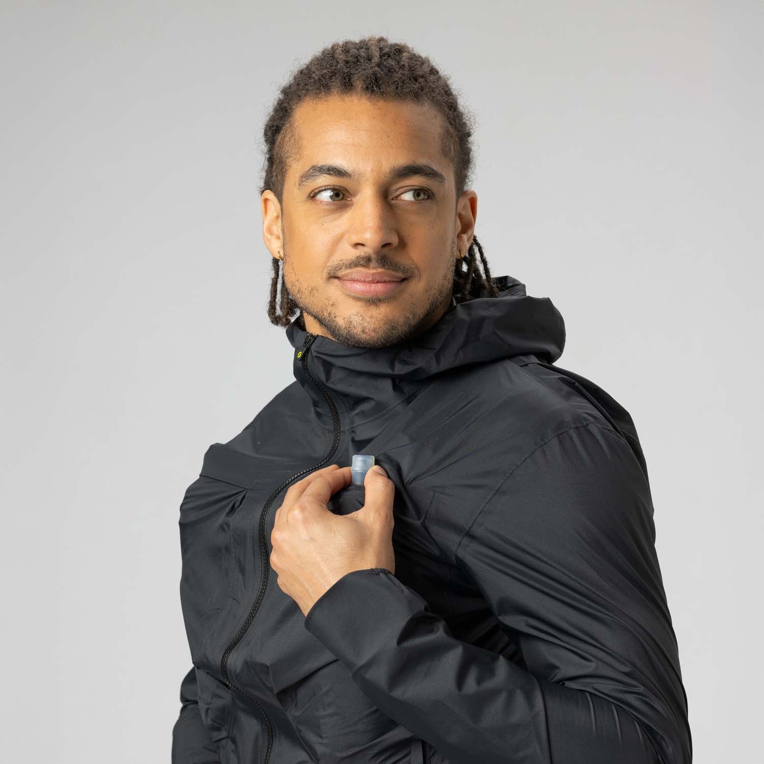 Chaqueta impermeable de running de hombre ENDURANCE SL WP Scott - Negro Negro-4
