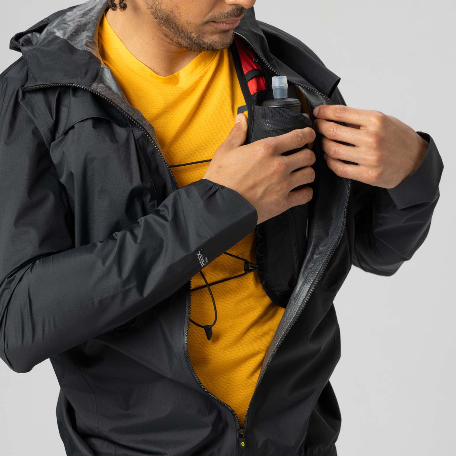 Chaqueta impermeable de running de hombre ENDURANCE SL WP Scott - Negro Negro-5